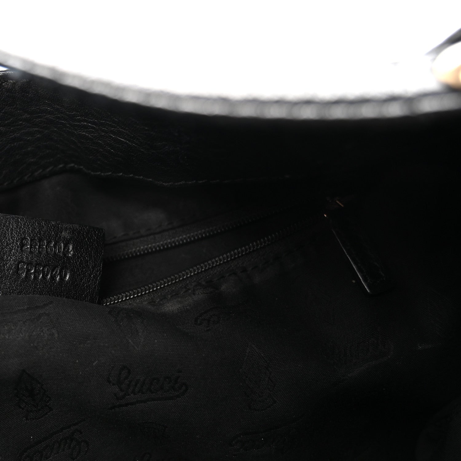 Guccissima Large New Ladies Web Hobo  Black