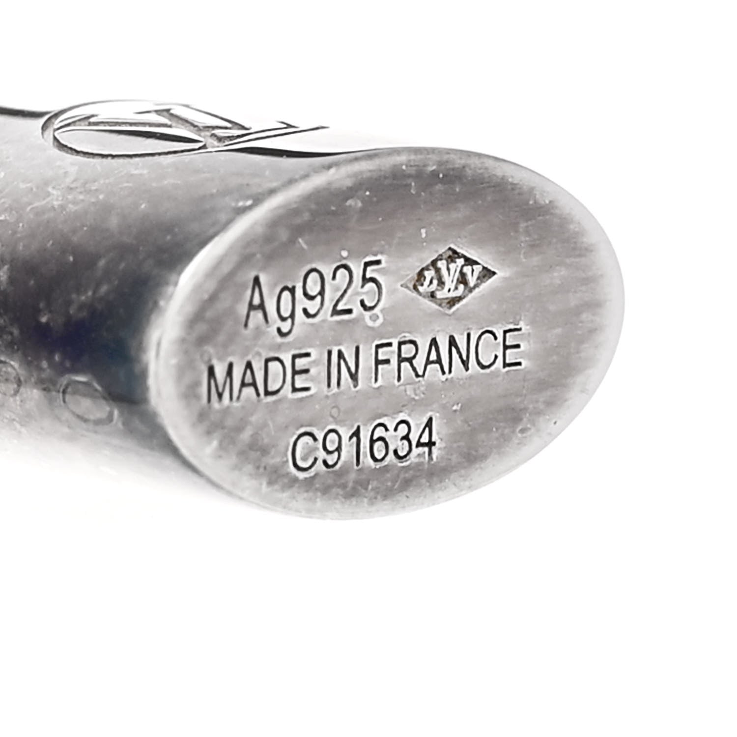 X Virgil Abloh Sterling Silver Lockit Bracelet Orange