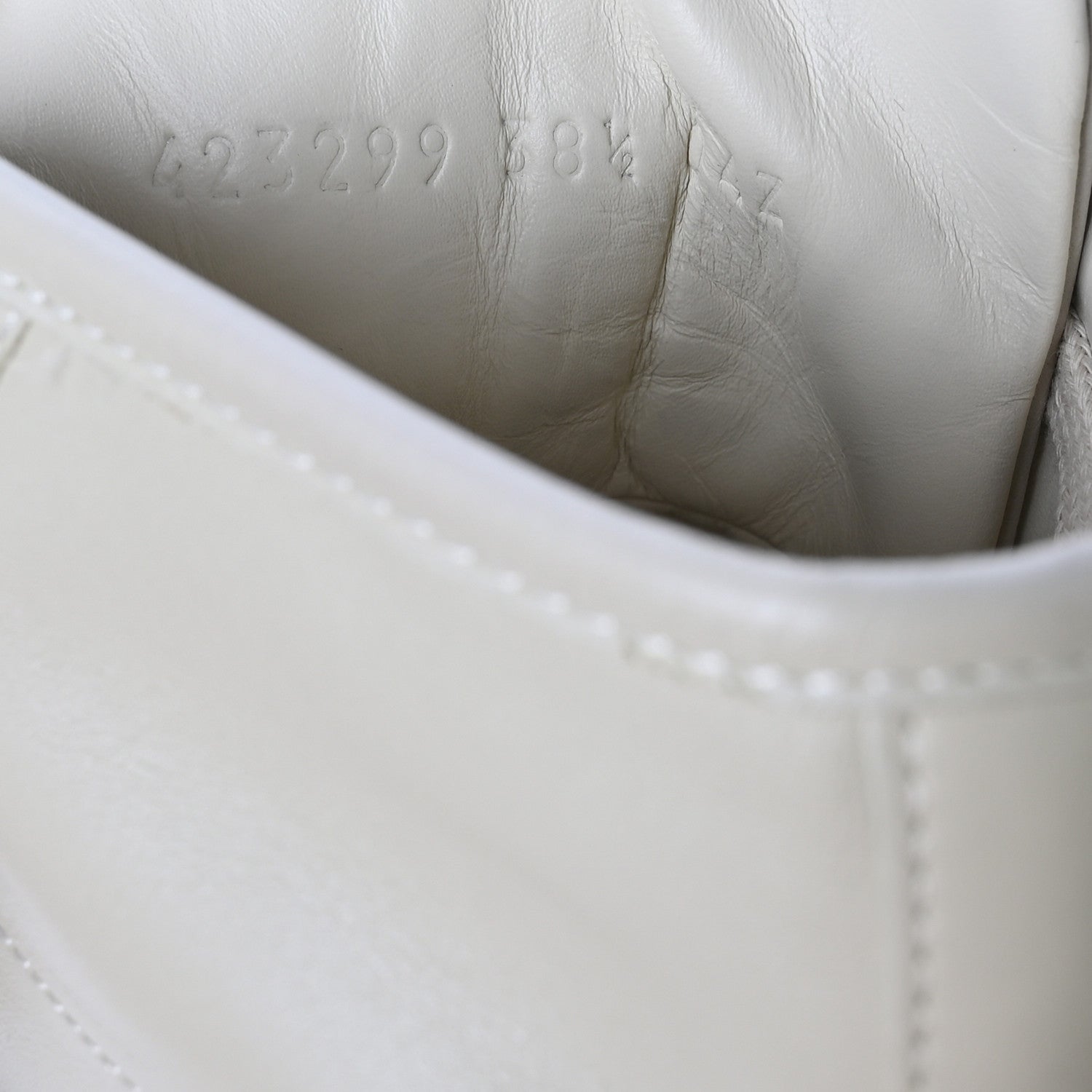 Miro Soft Calfskin Womens High Top Sneakers 38.5 Mystic White