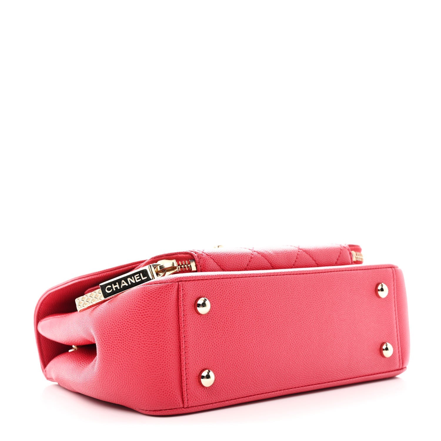 Caviar Quilted Medium Business Affinity Flap Red