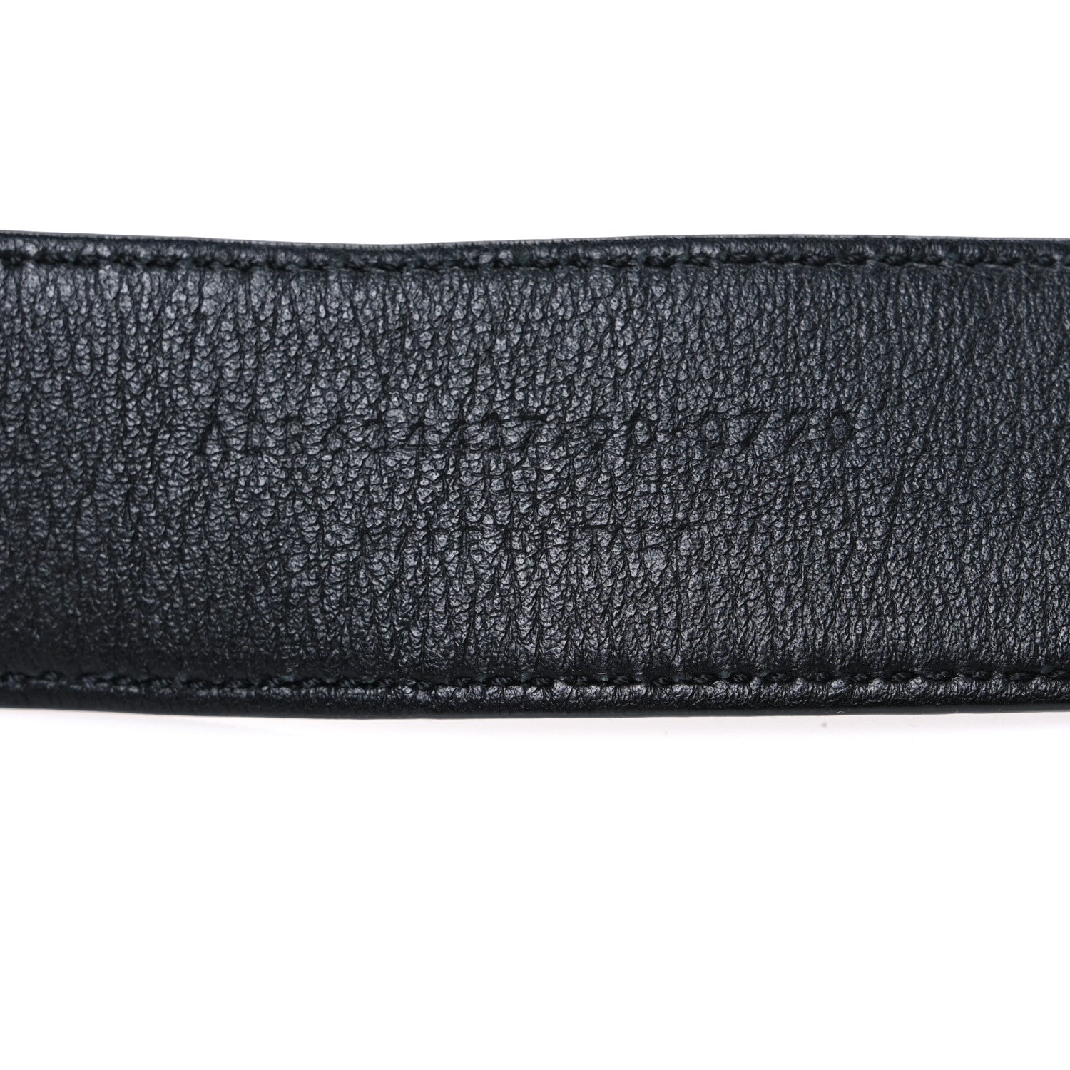 Smooth Calfskin Monogram Square Buckle 90 36 Belt Black