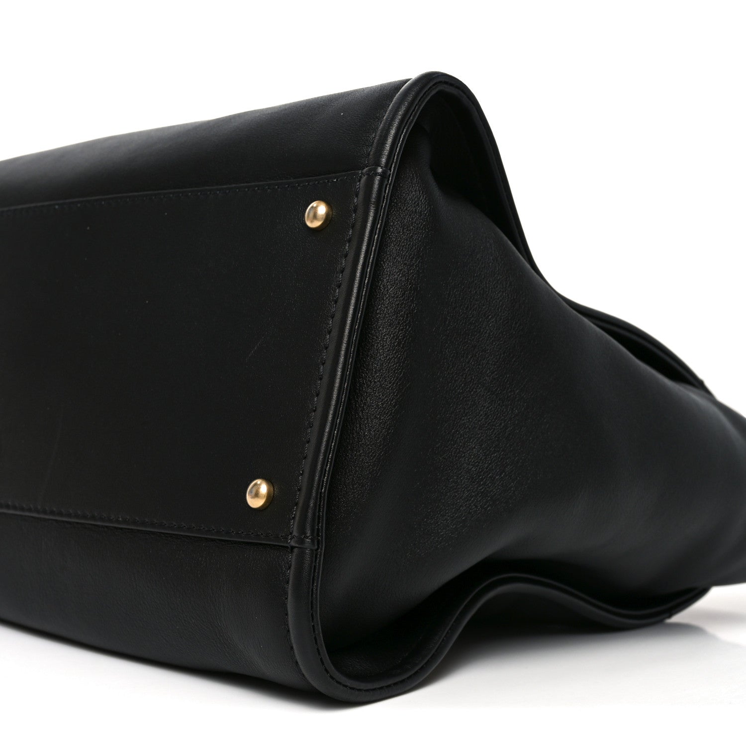 Calfskin Medium Deauville Tote Black Multicolor