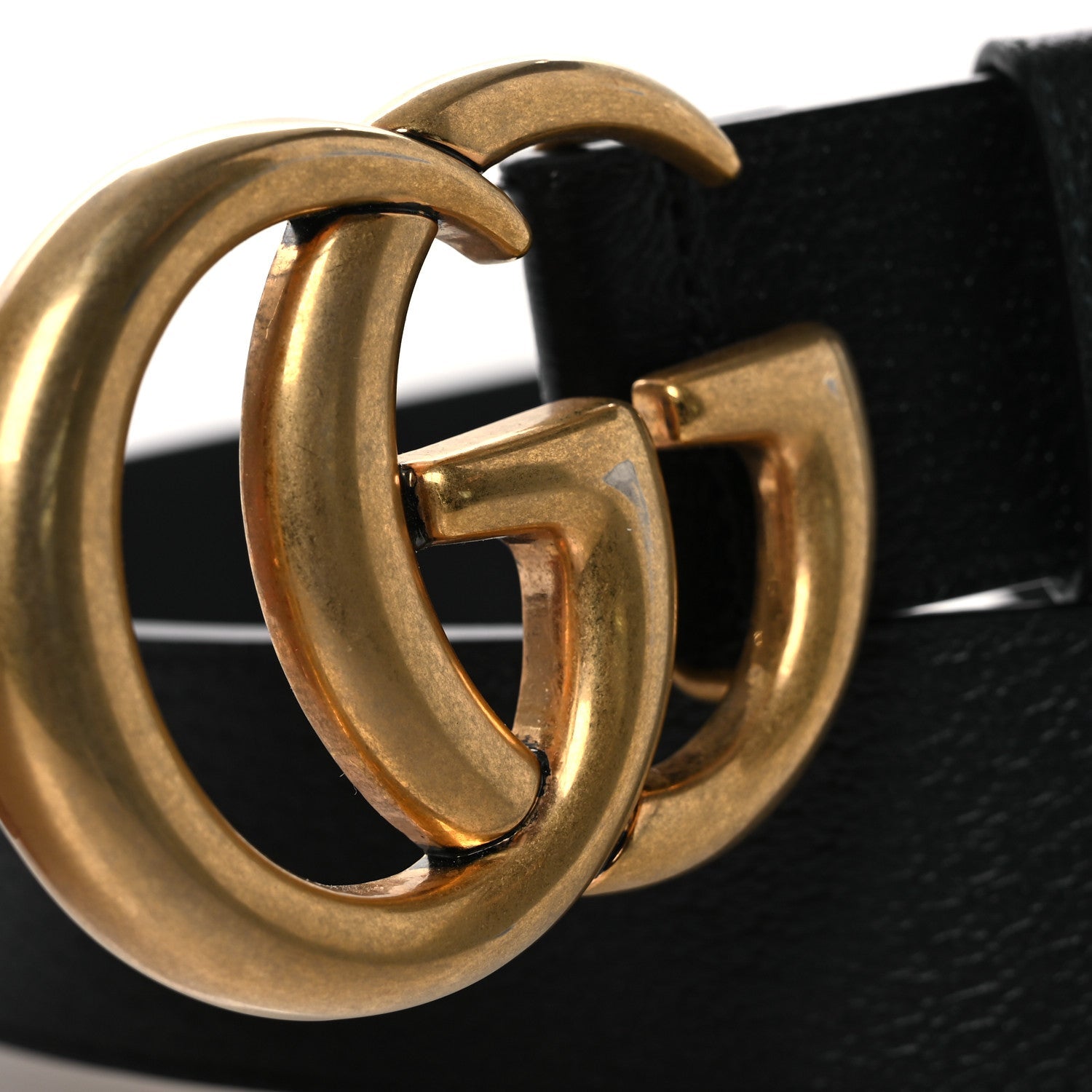 Textured Calfskin Double G 40mm Belt 80 32 Black