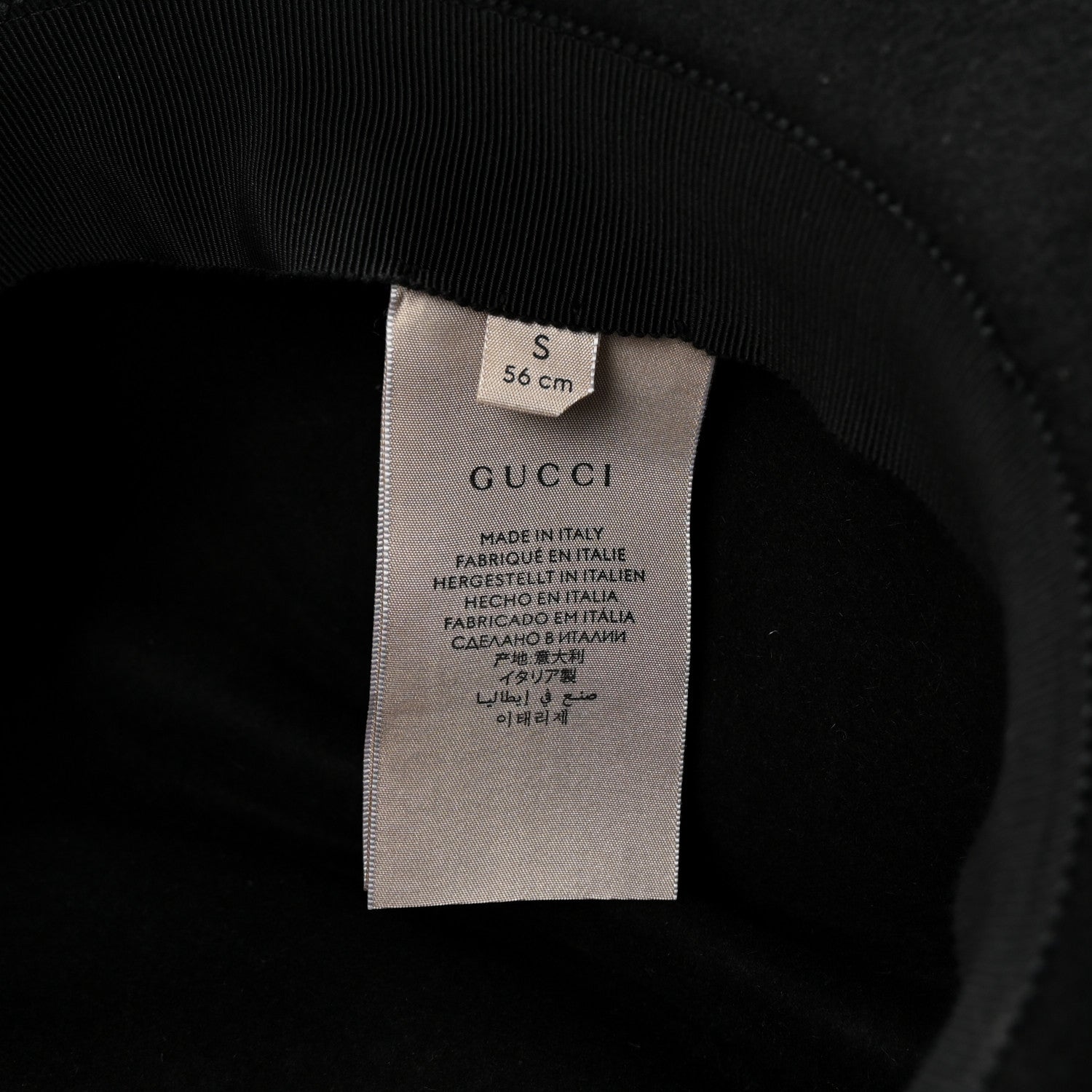 Felt Dallas Wide Brim Hat S Black