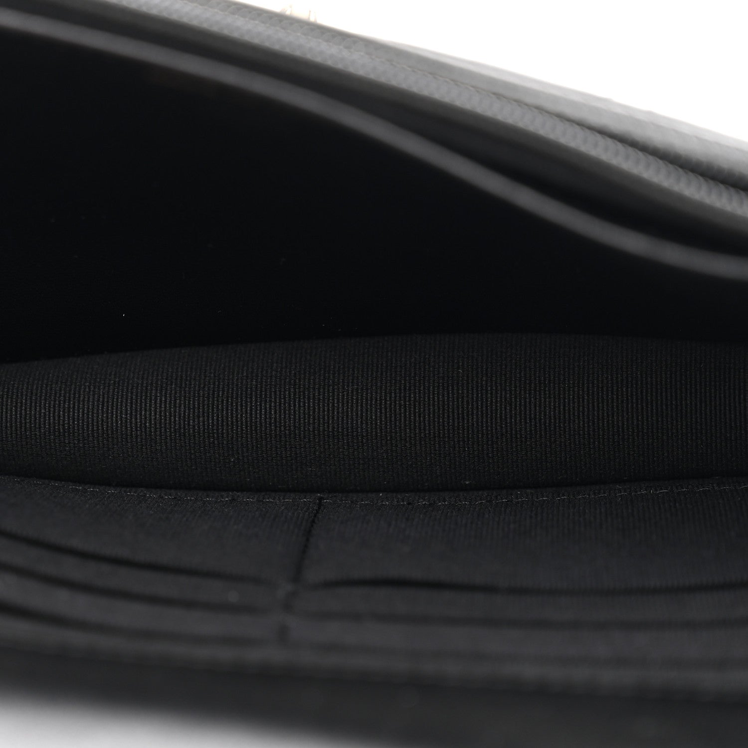 Lambskin Quilted Trendy CC Wallet On Chain WOC Black