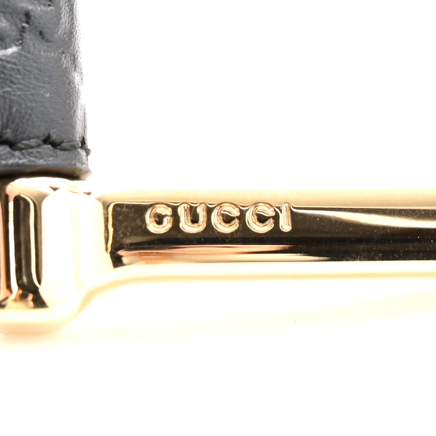 Soft Microguccissima Margaux Calfskin Belt 90 36 Black