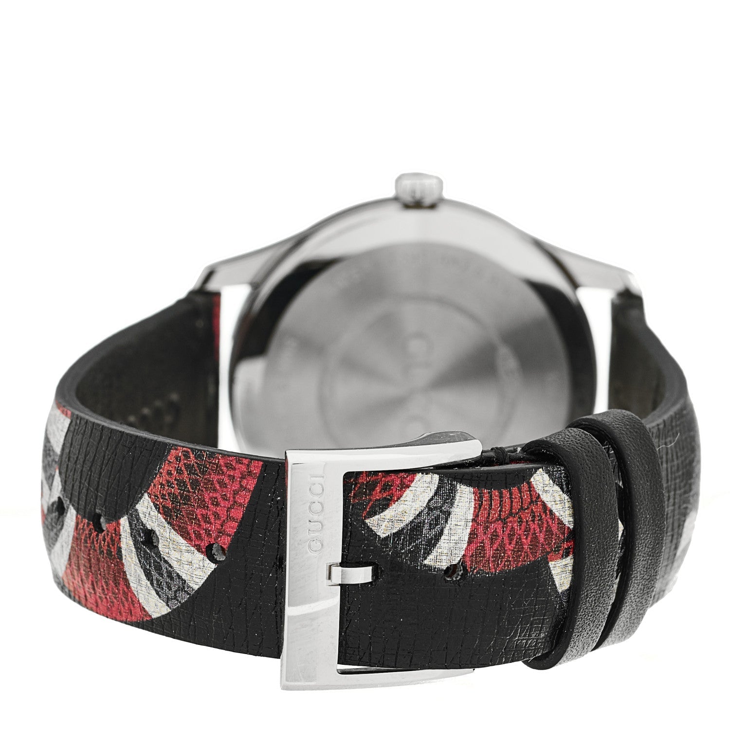 Stainless Steel Calfskin 38mm Le Marche Des Merveilles Snake Quartz Watch Black
