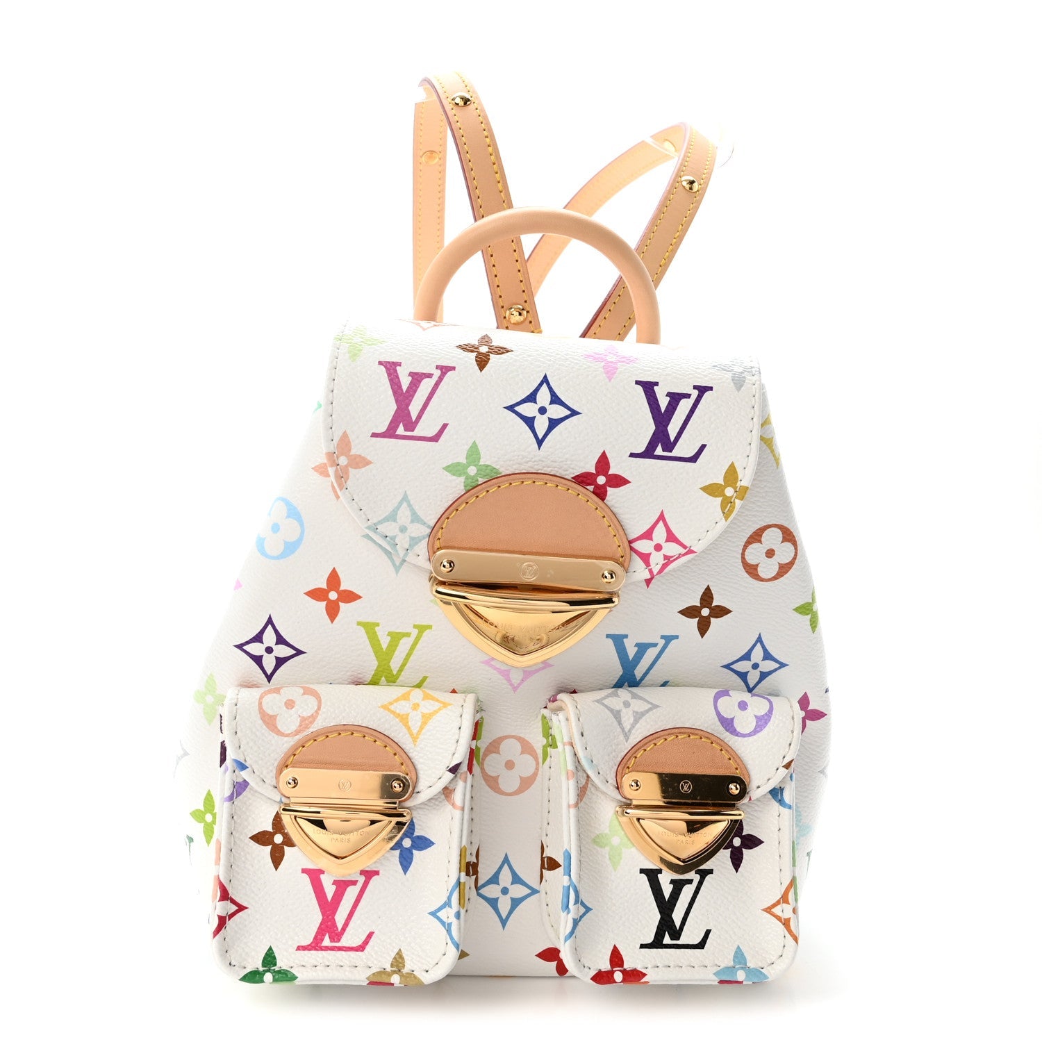 LV X TM Monogram Multicolor Venice Backpack White