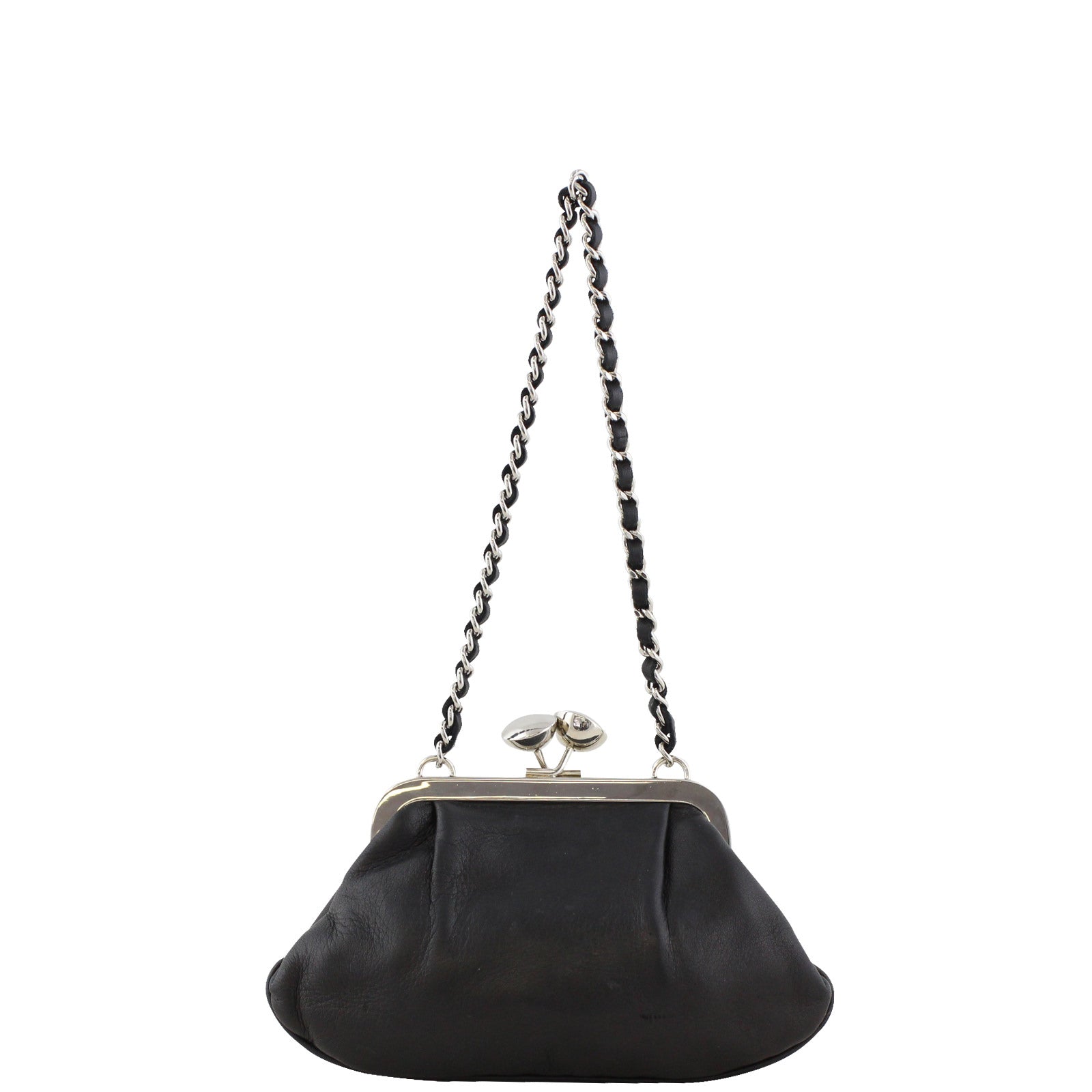 Chanel CC Kisslock Clutch