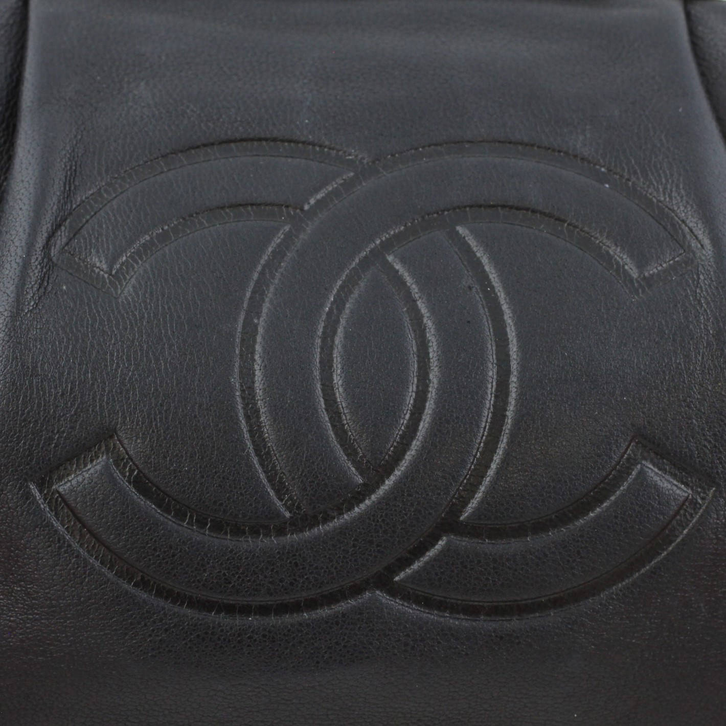 Chanel CC Kisslock Clutch