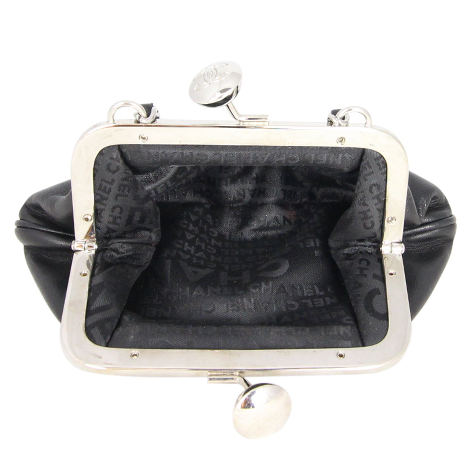 Chanel CC Kisslock Clutch
