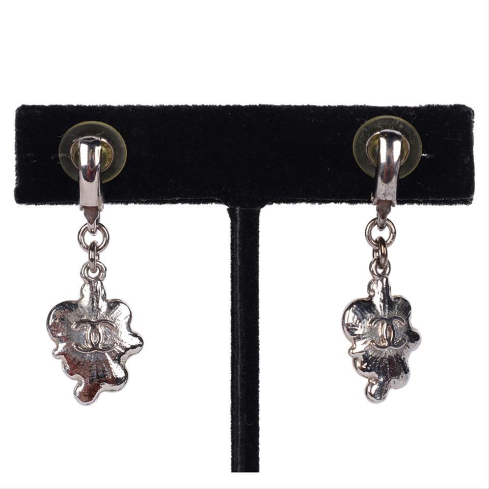 Rhinestone Dangle Pierced Earrings