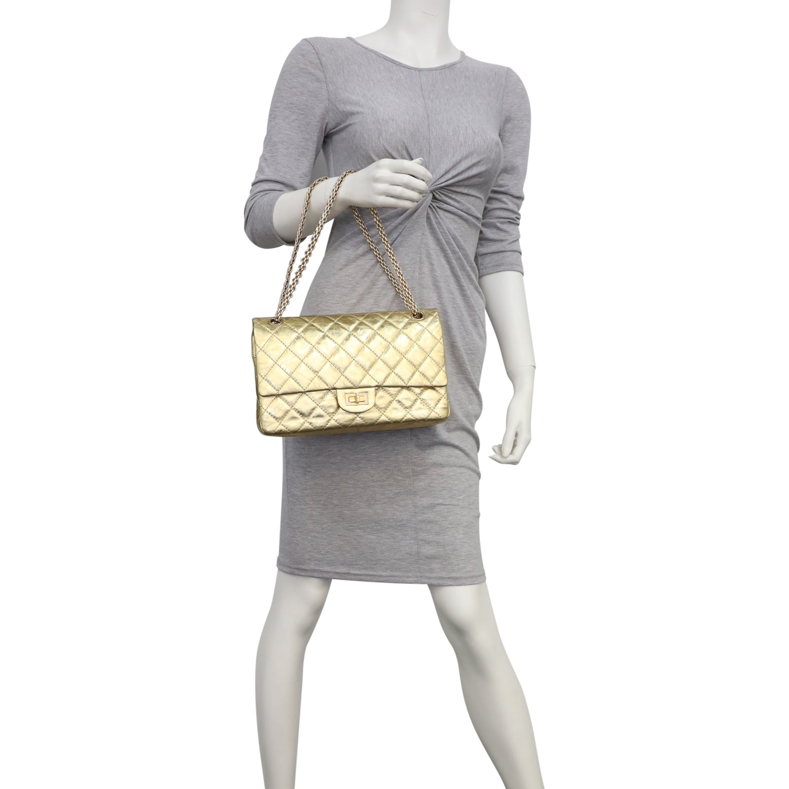 Chanel 2.55 Reissue 226 Double Flap Bag | Gold