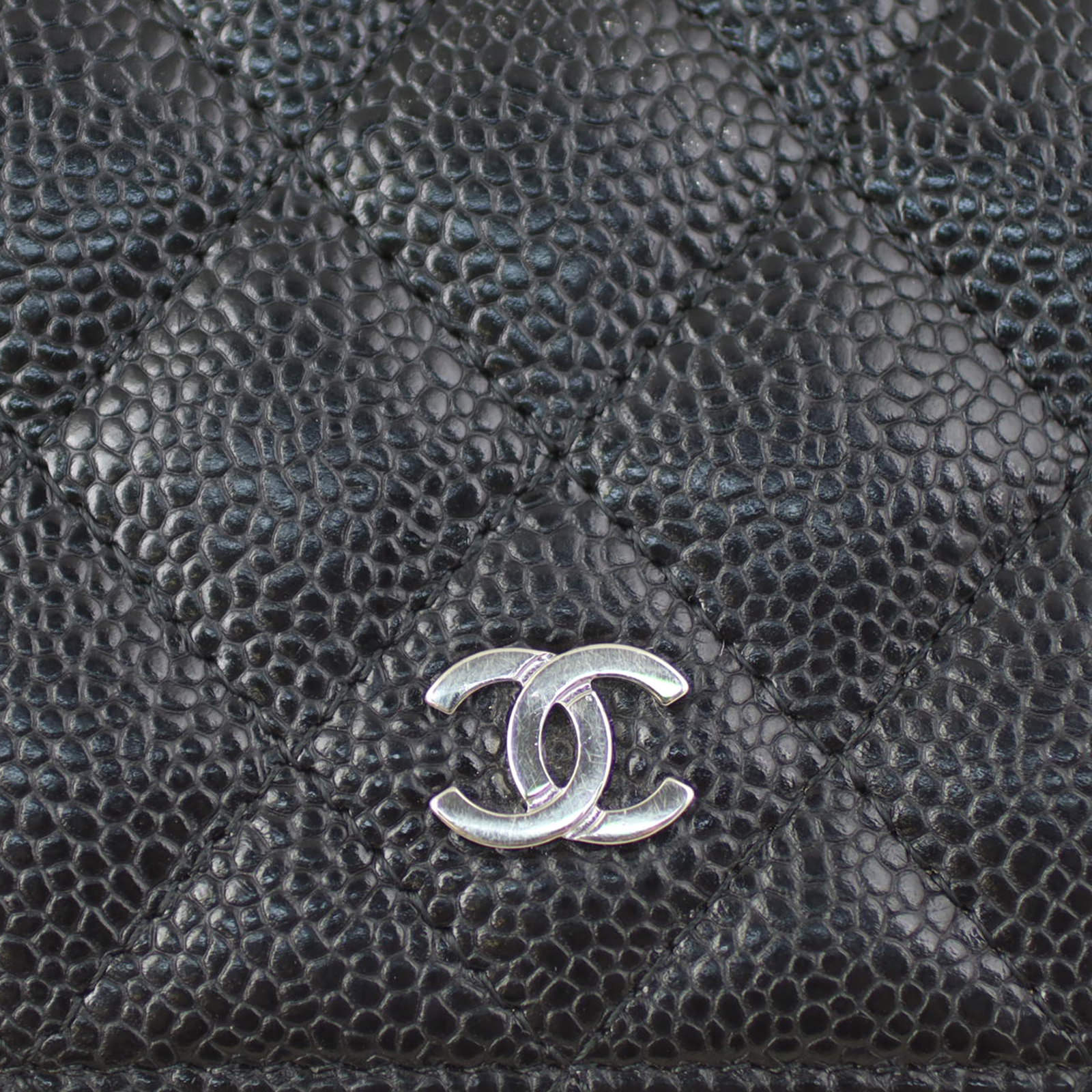 Chanel Classic CC Yen Wallet | Caviar SHW