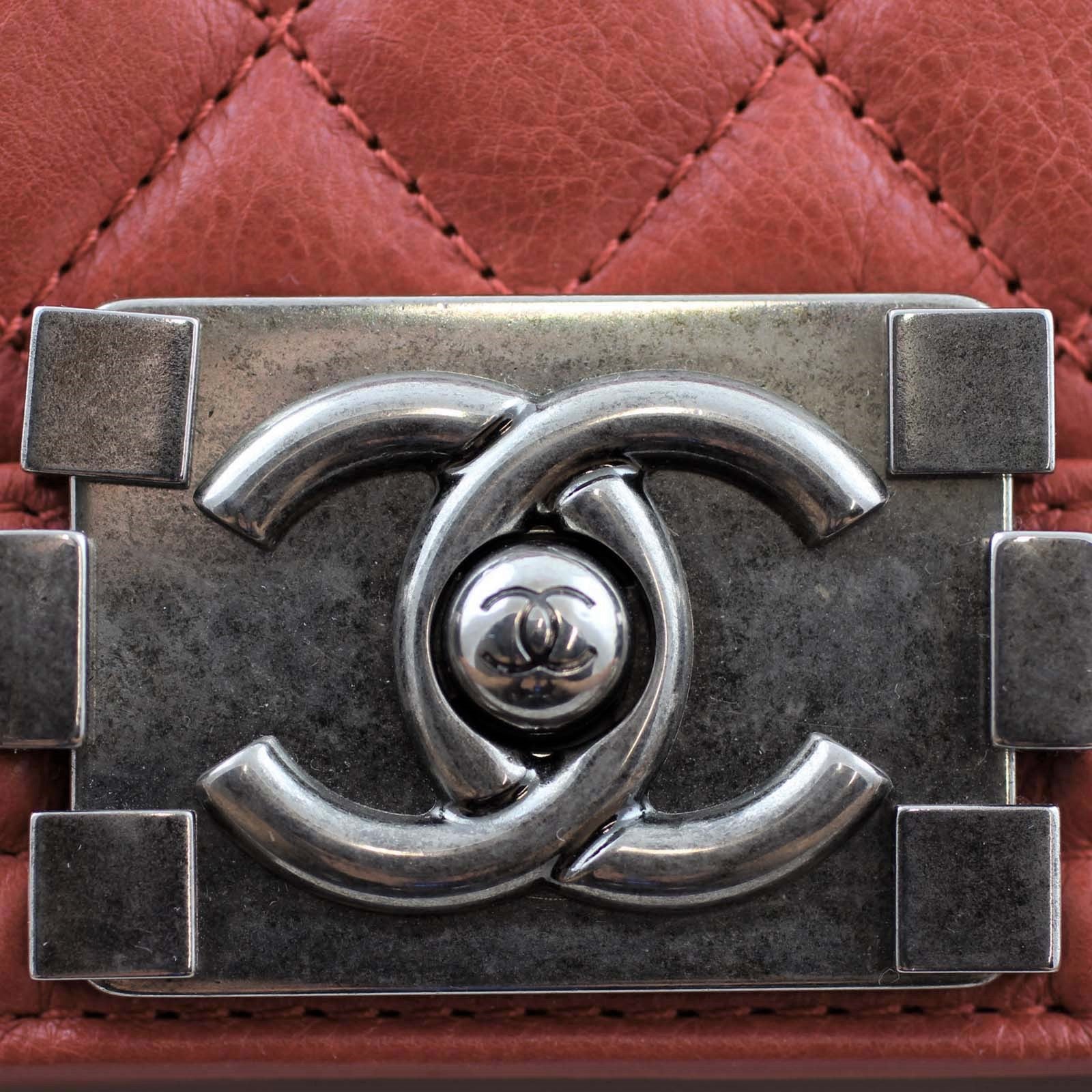 Chanel Boy Large | Red