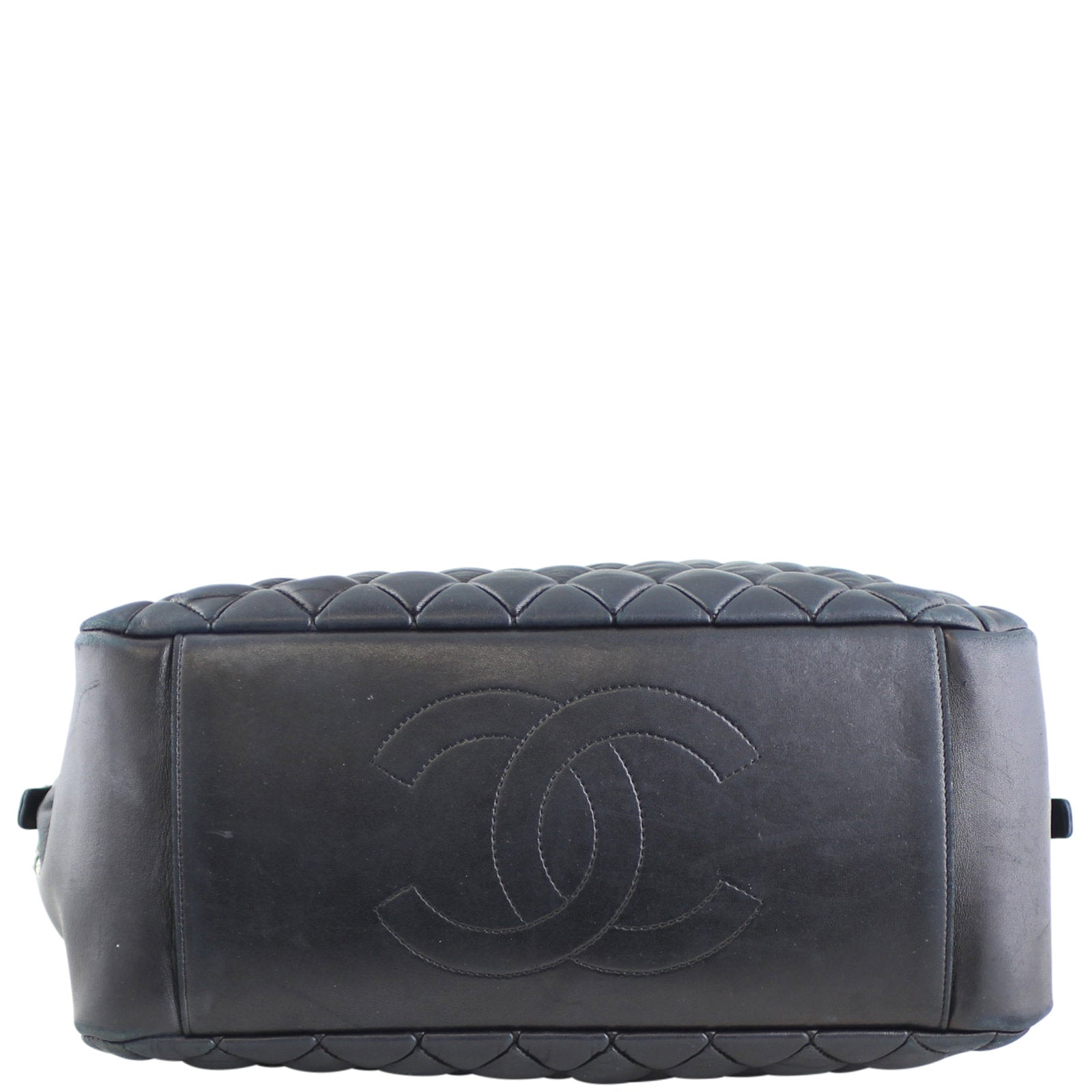Chanel Quilted Bowling Bag