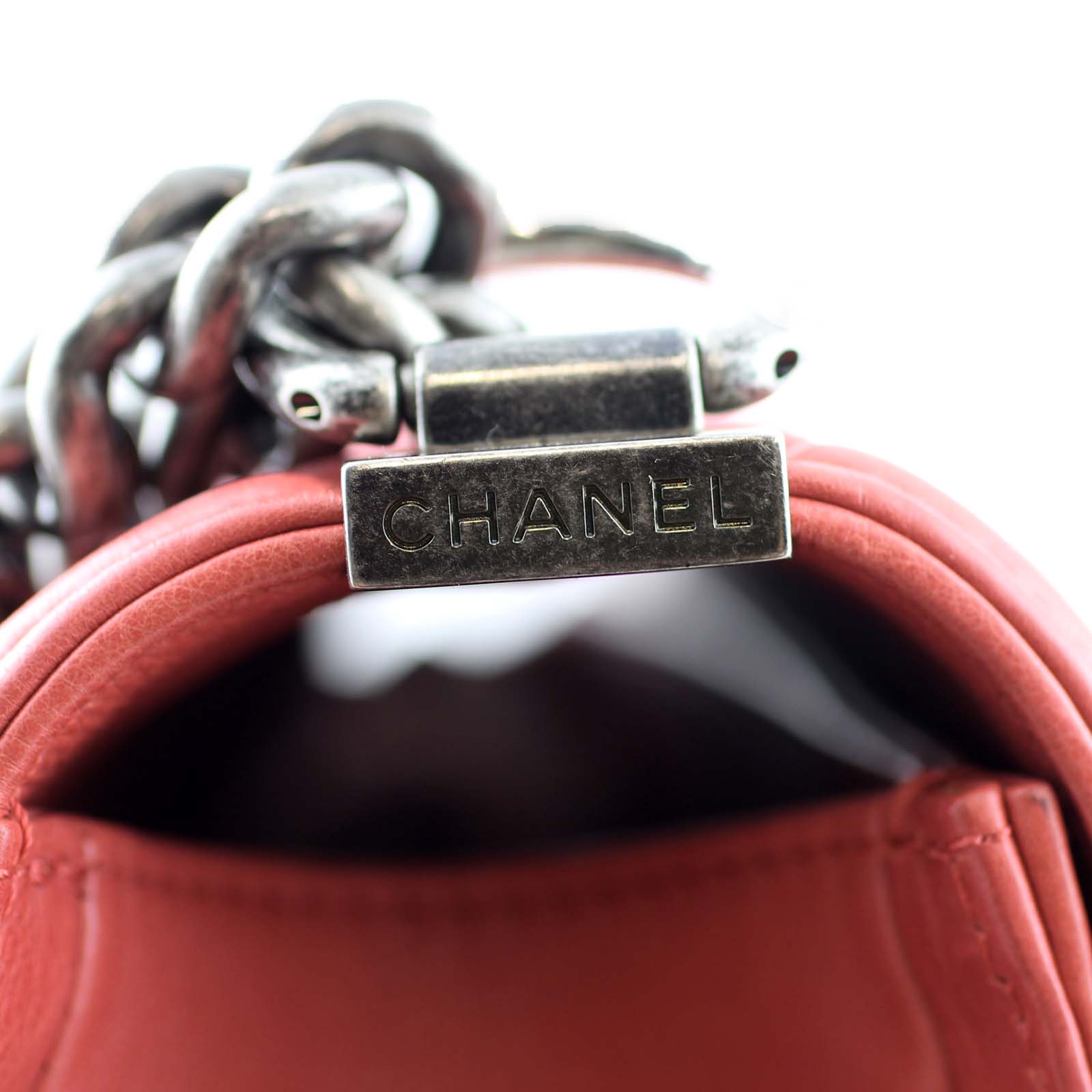 Chanel Boy Large | Red