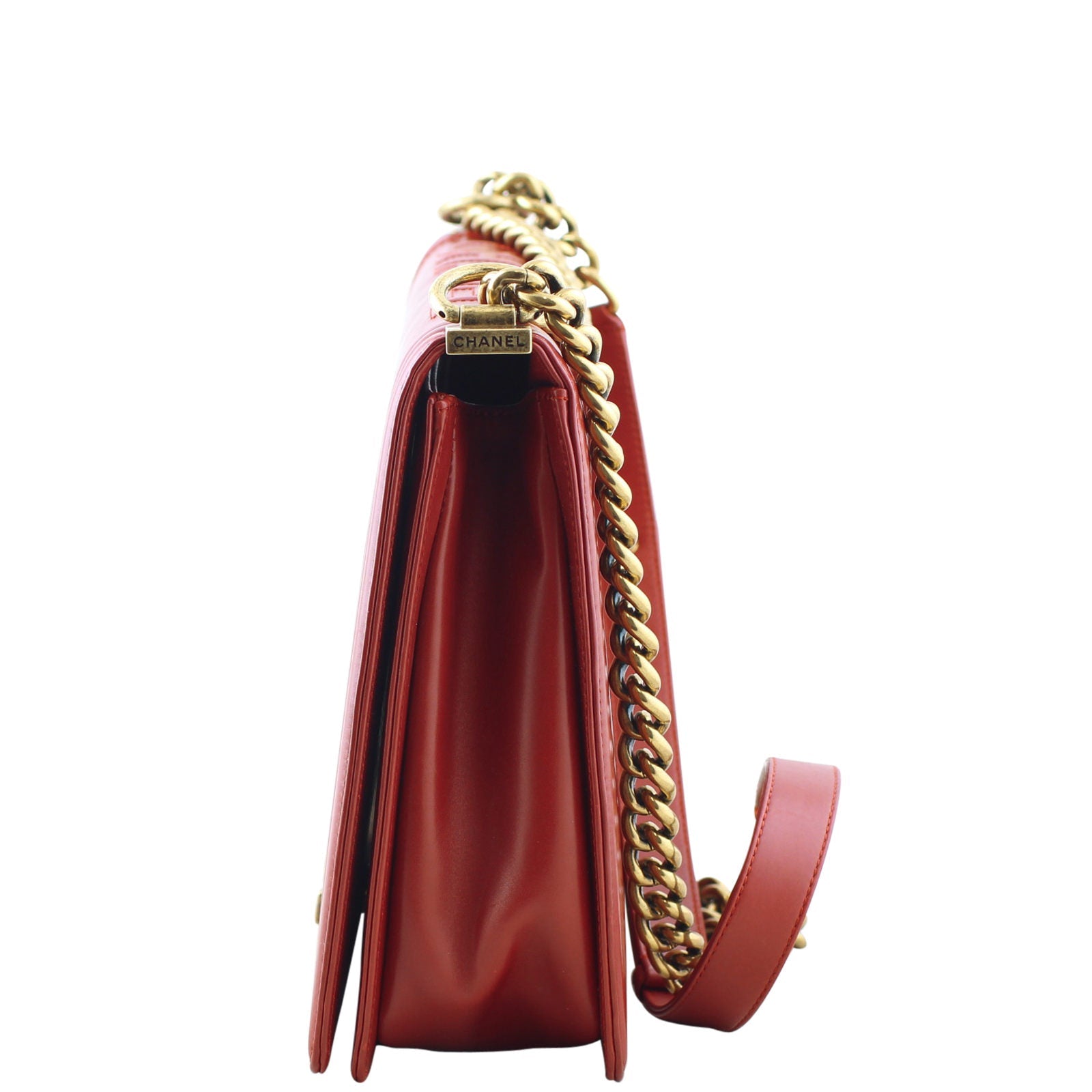Chanel Boy Large | Red 15 Series