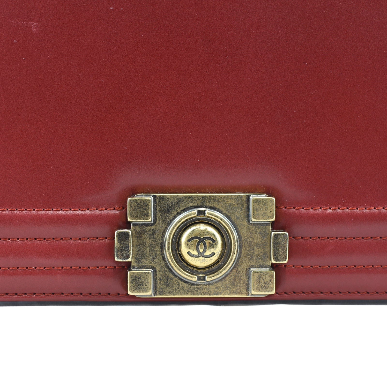 Chanel Boy Large | Red 15 Series