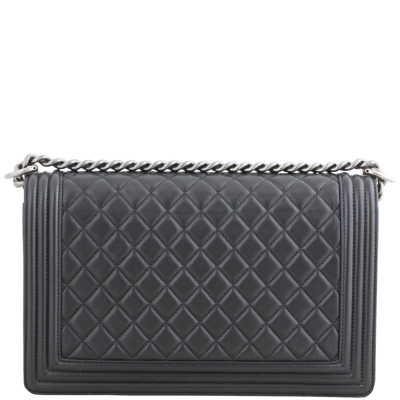Chanel Boy New Medium | Black Lambskin