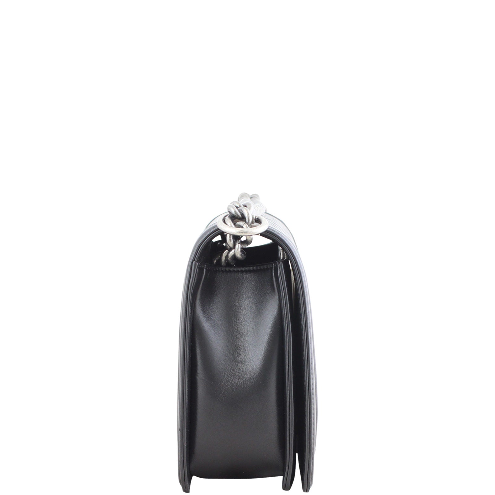 Chanel Boy New Medium | Black Lambskin
