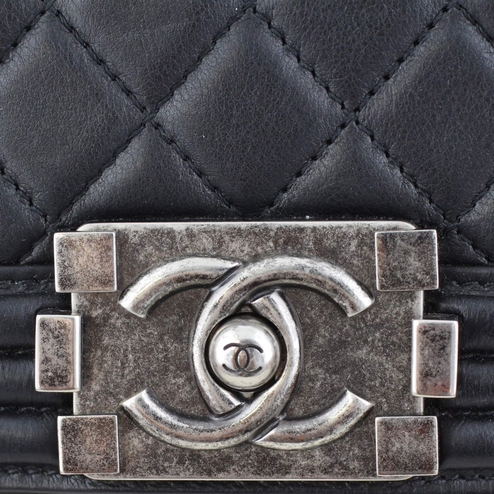 Chanel Boy Bag New Medium | Black 19 Series