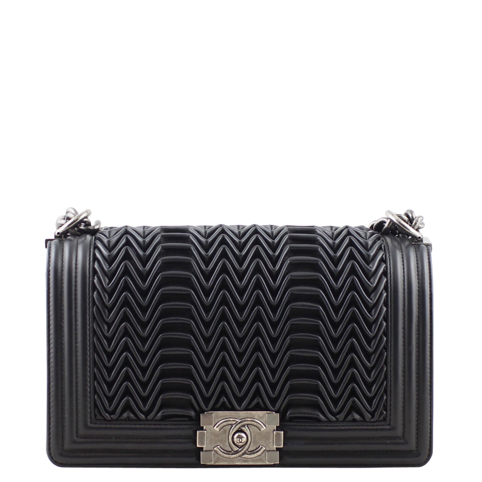 Chanel Pleated Boy Old Medium