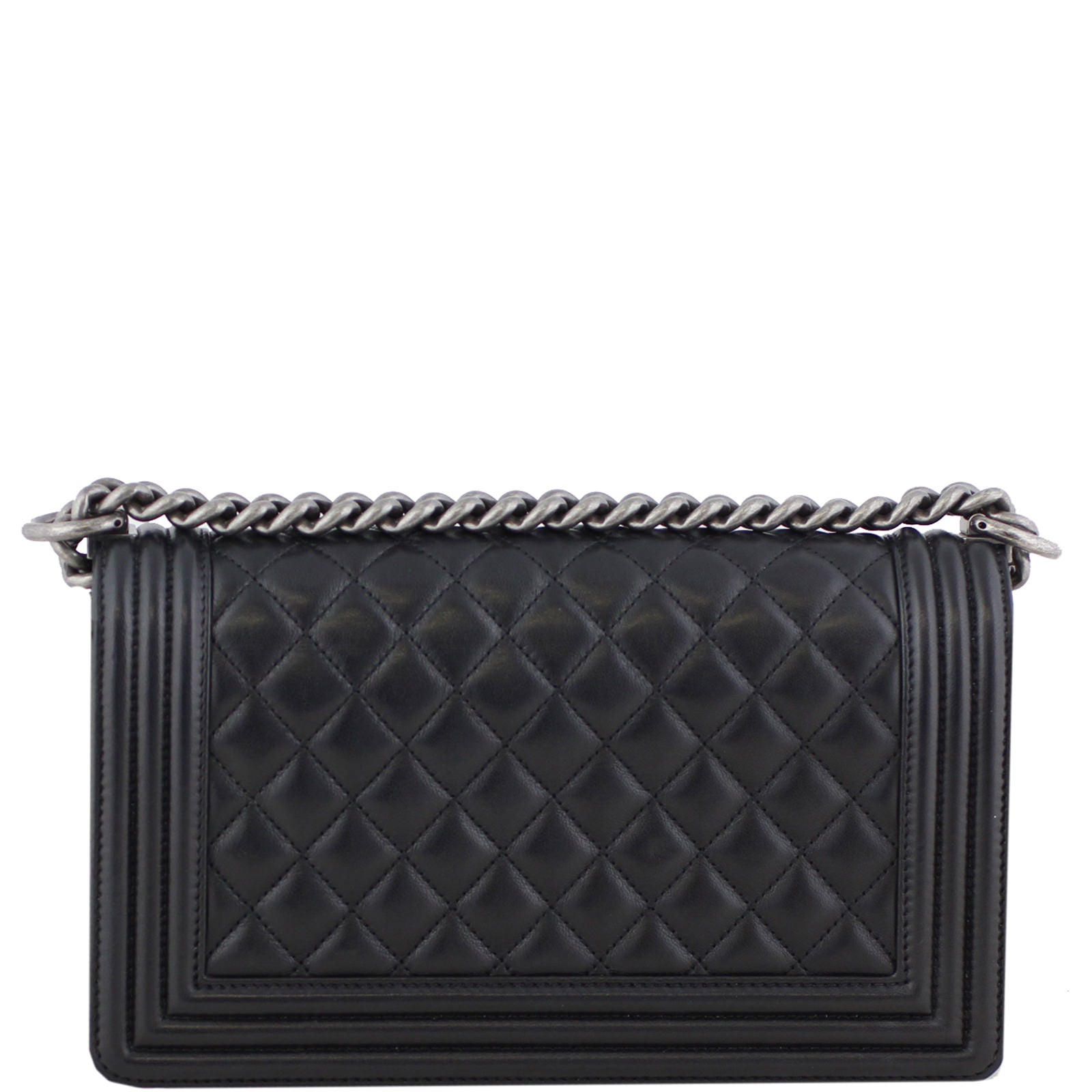 Chanel Boy Bag Old Medium | Black 24 Series