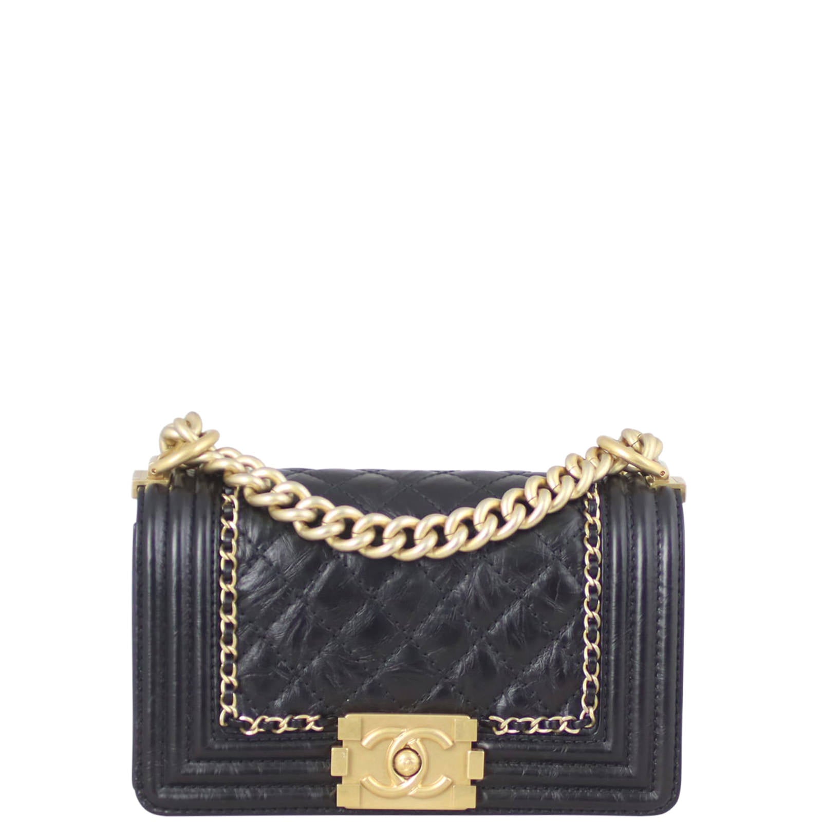 Chanel Boy Small | Black GHW 23 Series