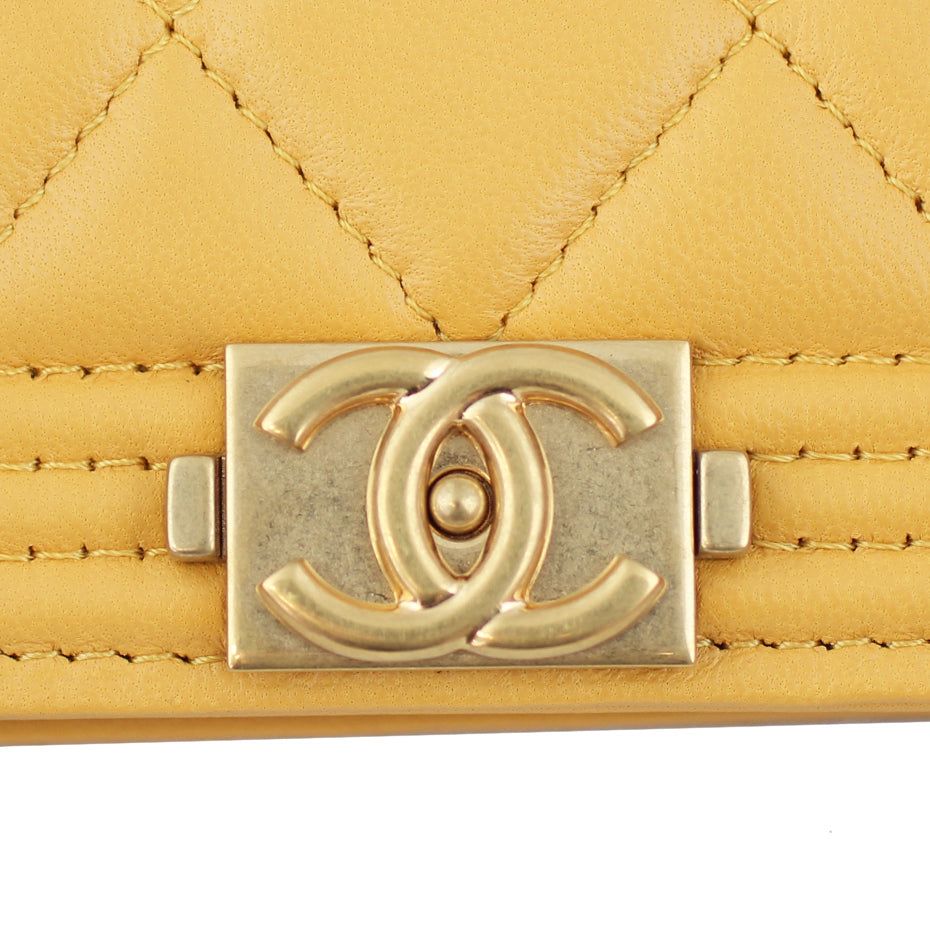Chanel Boy Bifold Wallet