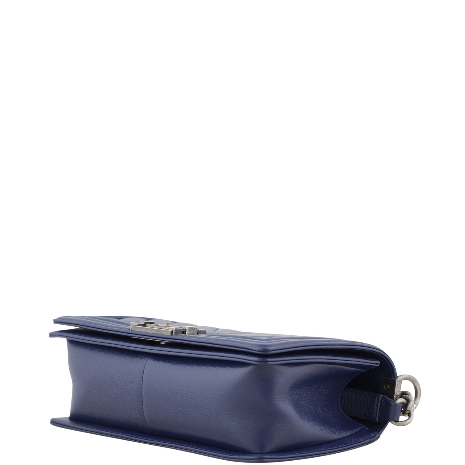 Chanel Boy Chevron Old Medium | Silver Hardware
