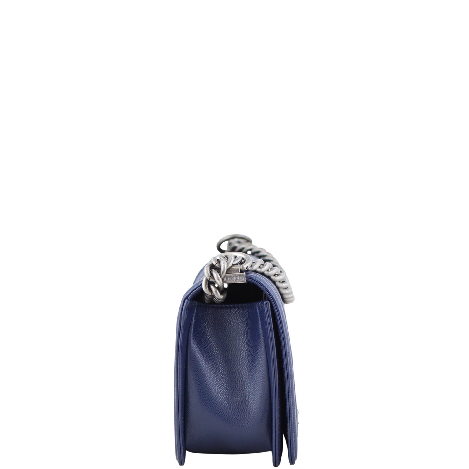 Chanel Boy Chevron Old Medium | Silver Hardware