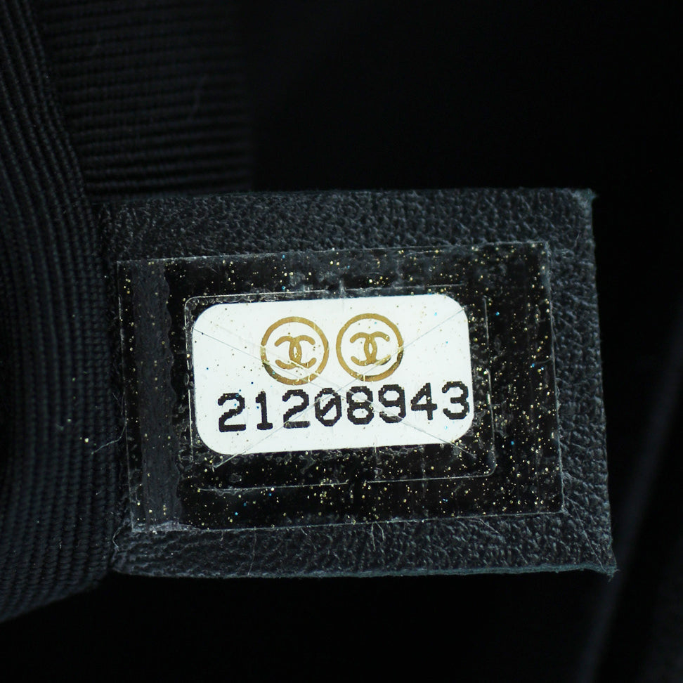 Chanel Boy Bag Old Medium | Black Lambskin 21 Series