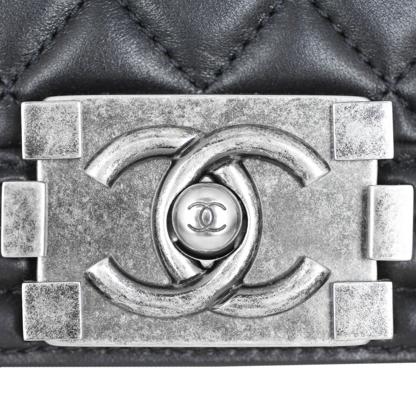 Chanel Boy Bag Old Medium | Black 19 Series