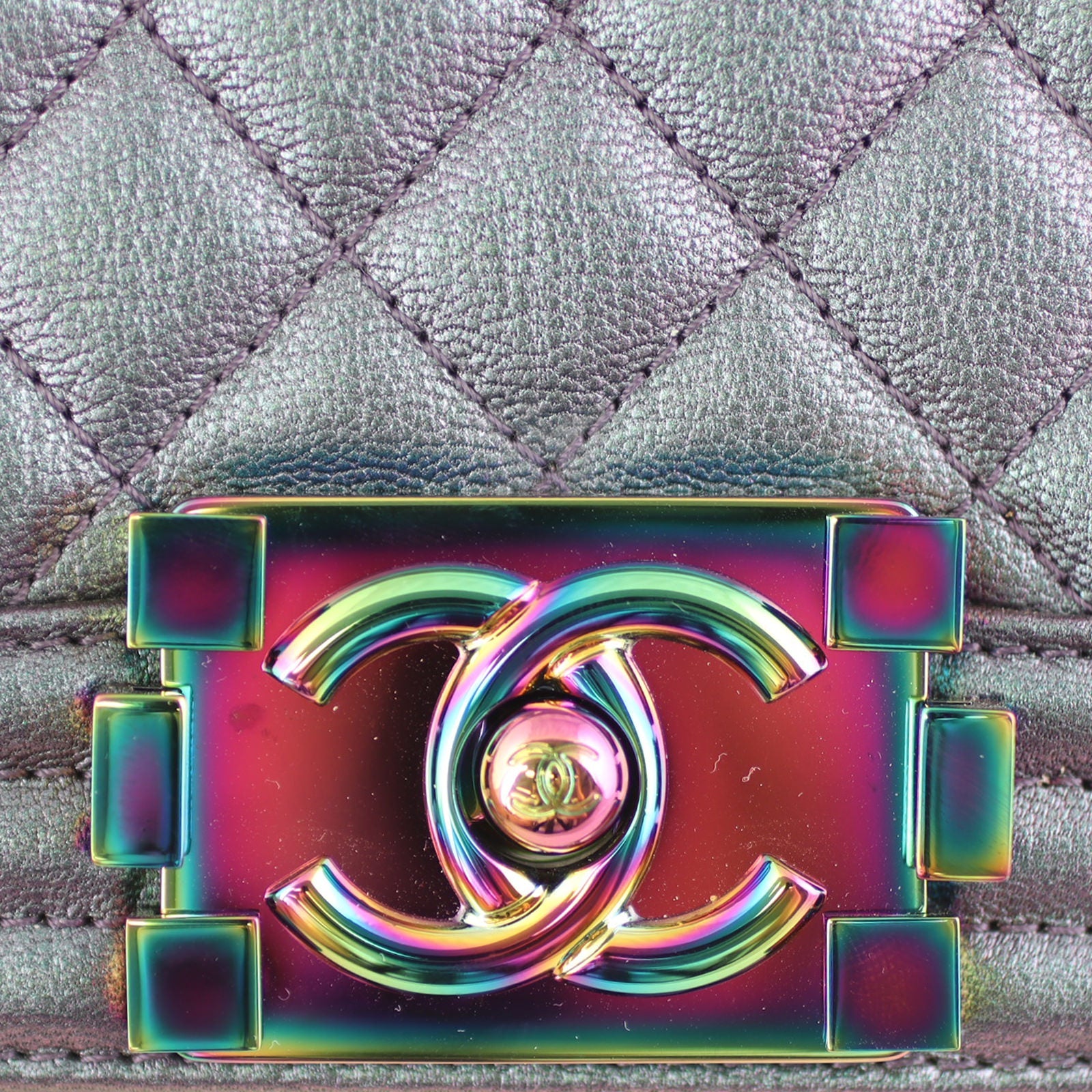 Chanel Boy Old Medium | Iridescent