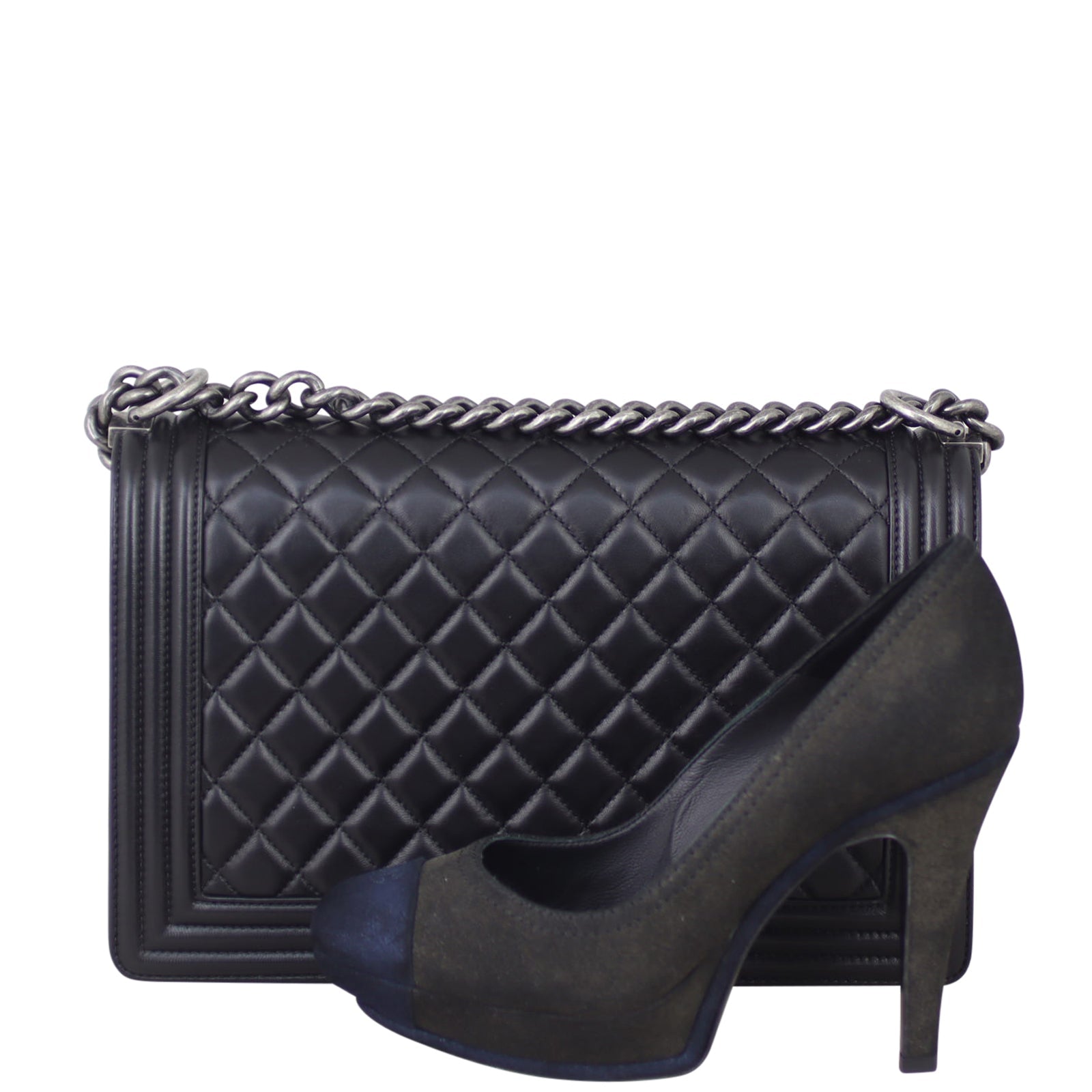 Chanel Boy New Medium | Black Lambskin 23 Series