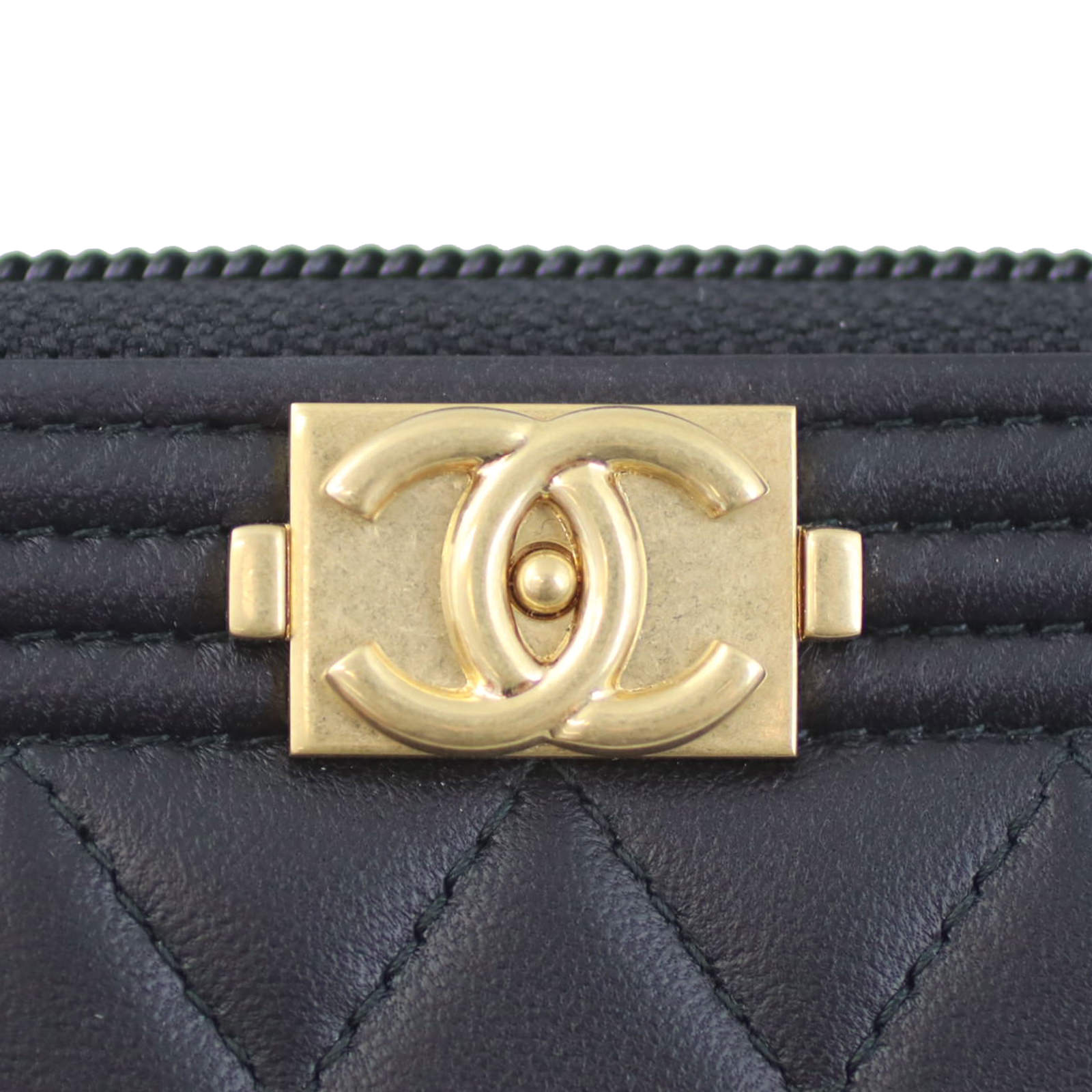 Chanel Boy Zipped Coin Purse