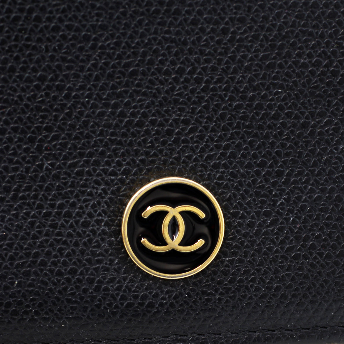 Chanel Coco Button Long Wallet