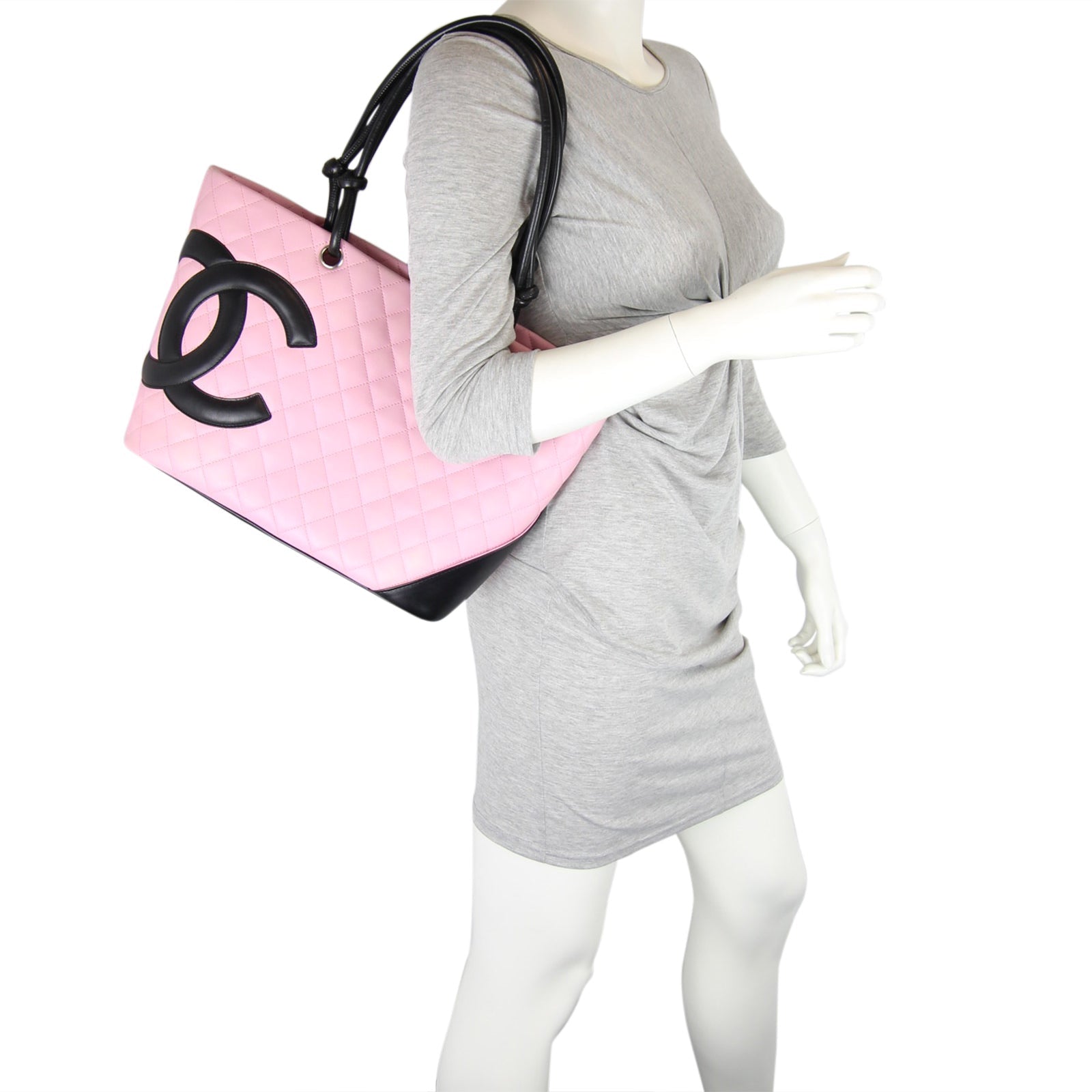 Chanel Ligne Cambon Large Tote | Pink