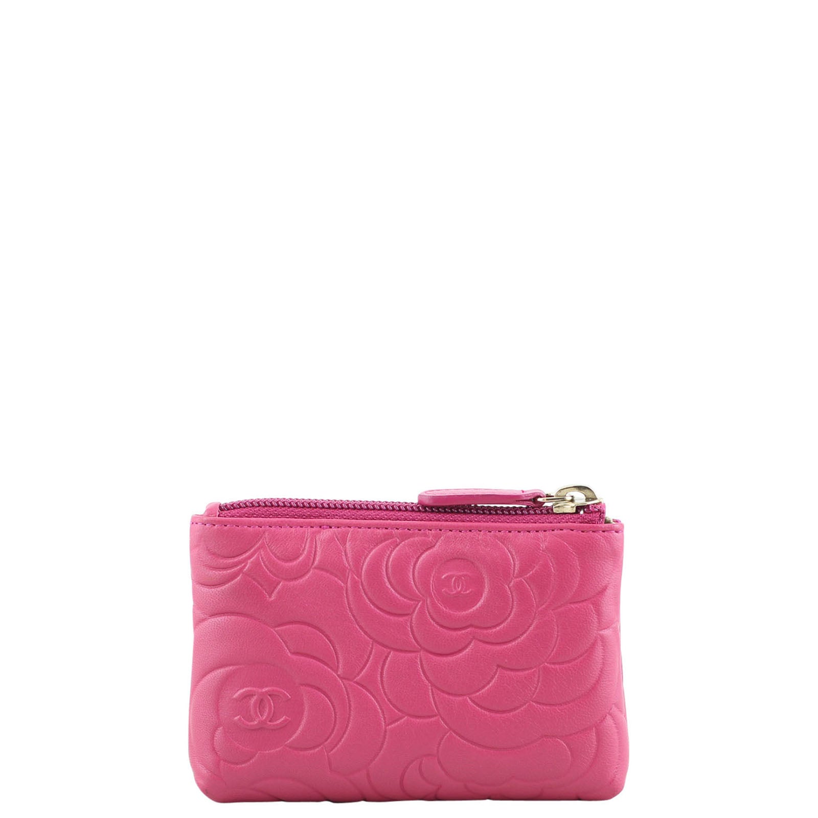 Chanel Camellia Key Pouch