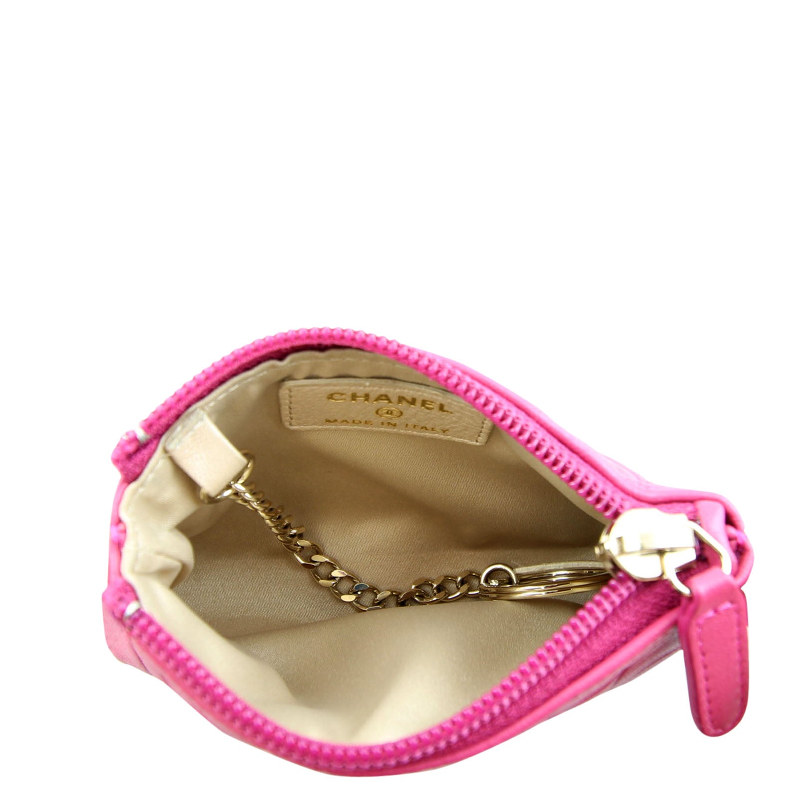 Chanel Camellia Key Pouch