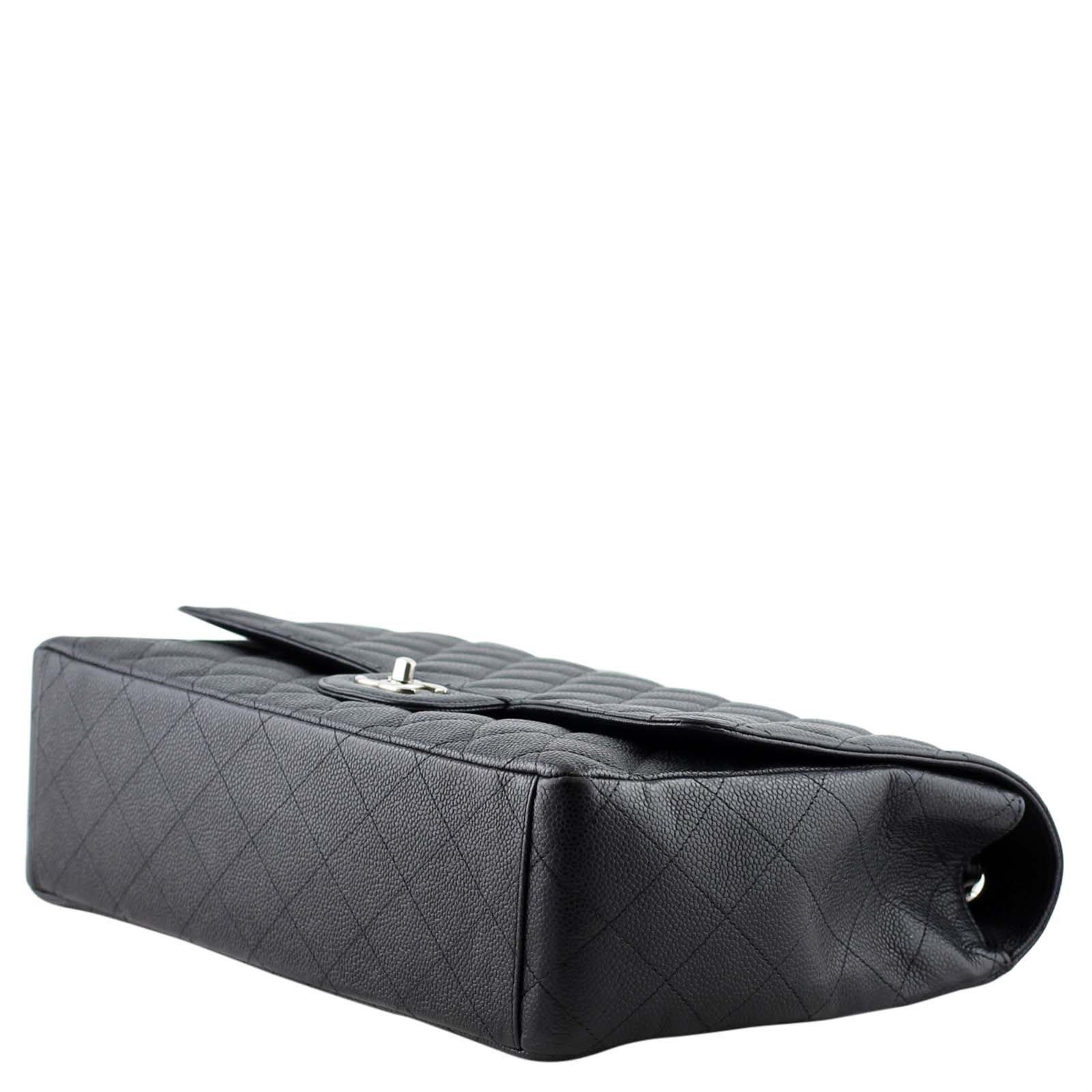 Chanel Classic Single Flap Maxi | Black Caviar 13 Series