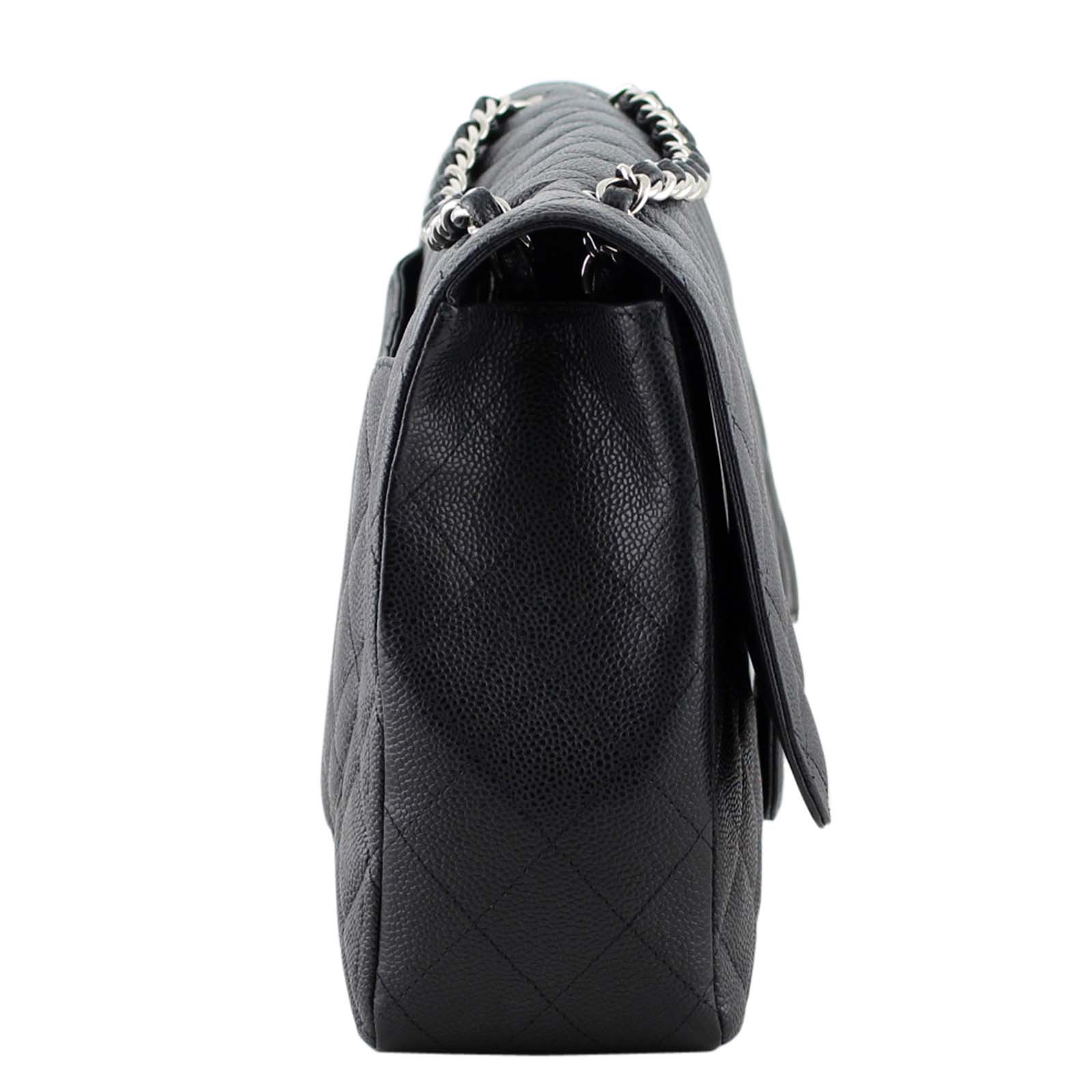 Chanel Classic Single Flap Maxi | Black Caviar 13 Series