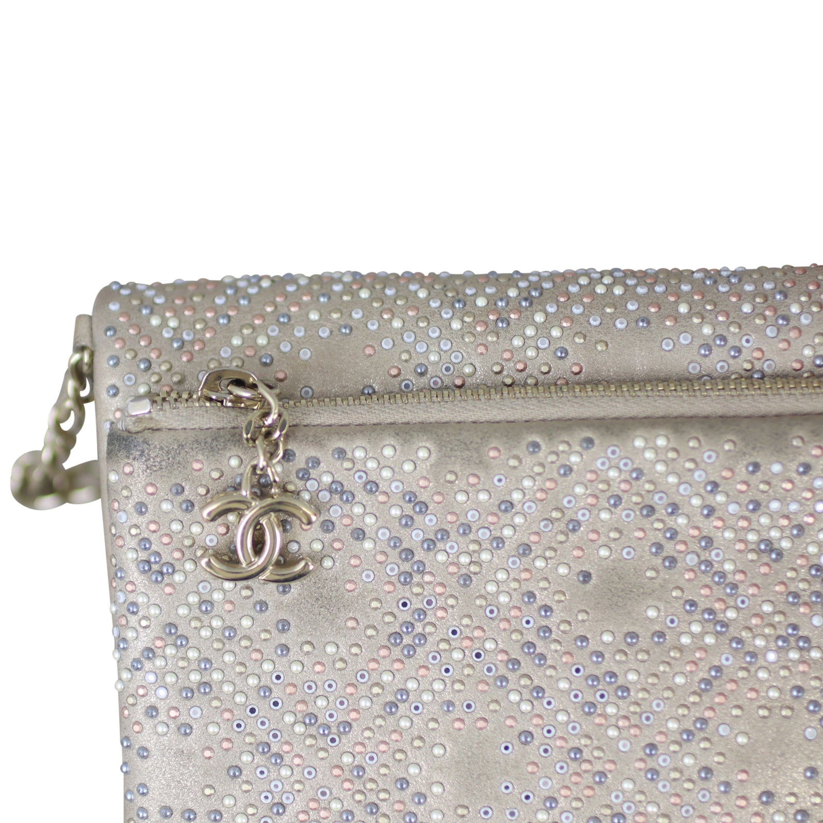 Chanel CC Beaded Mini Flap Bag