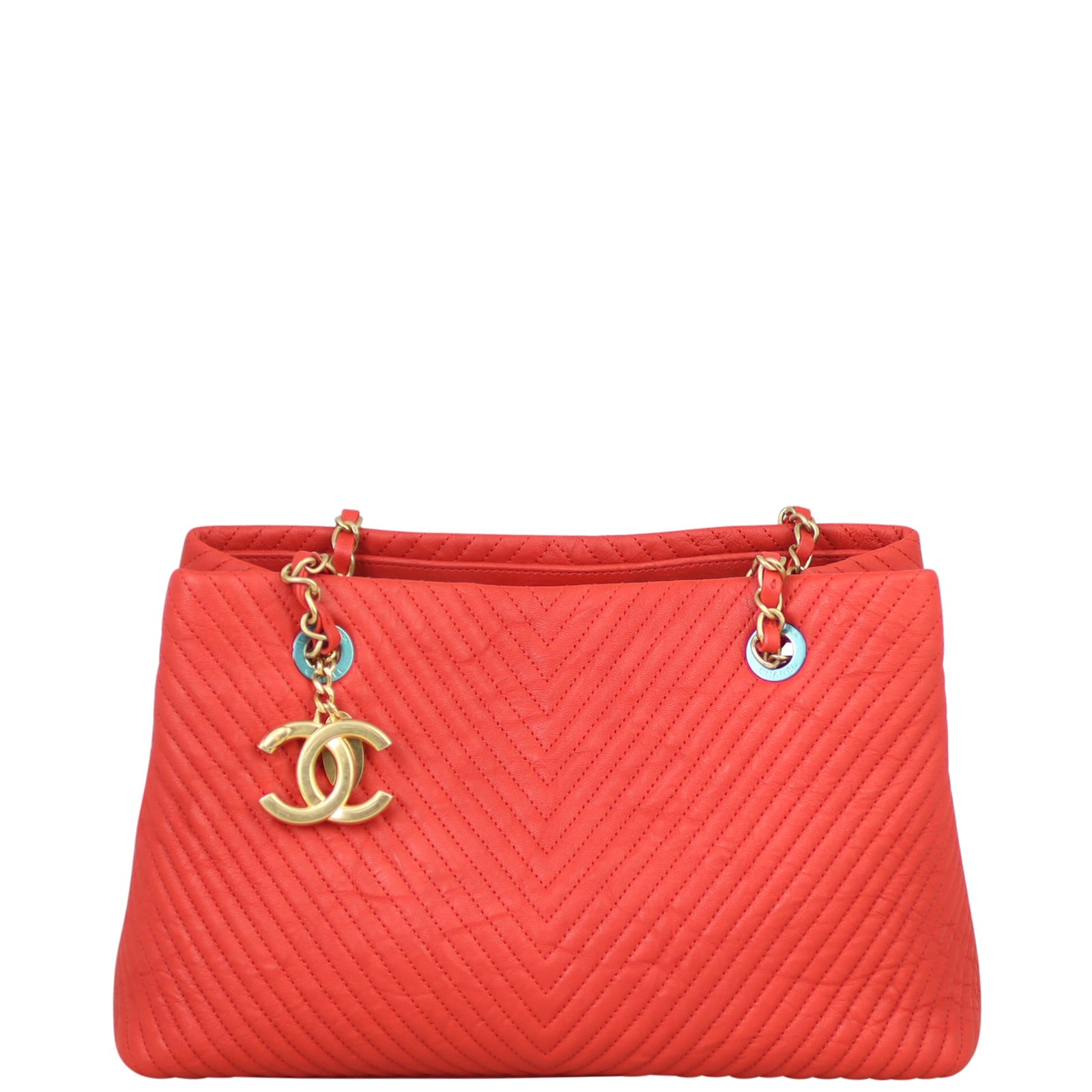Chanel CC Chevron Surpique Tote