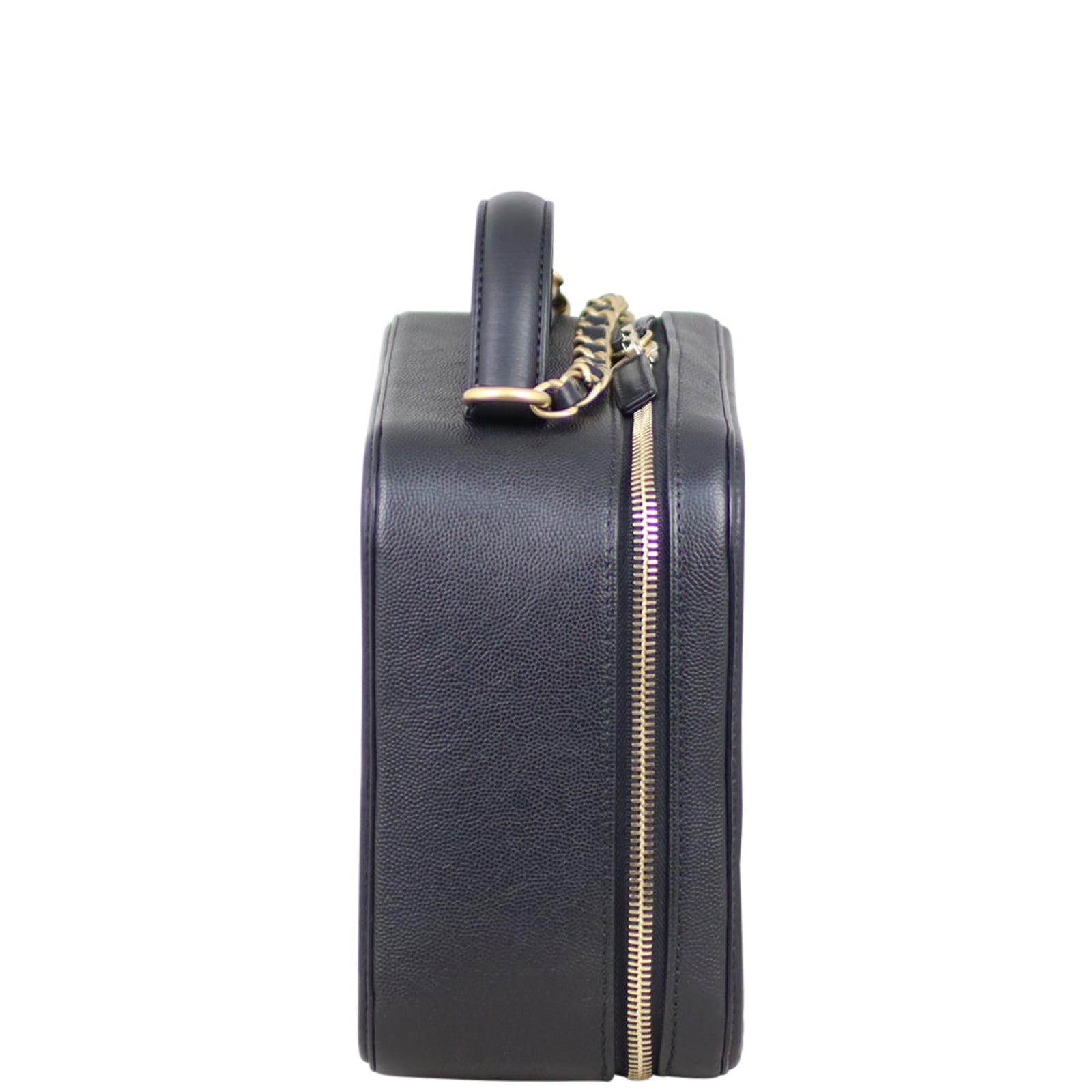 Chanel CC Filigree Vanity Case Large