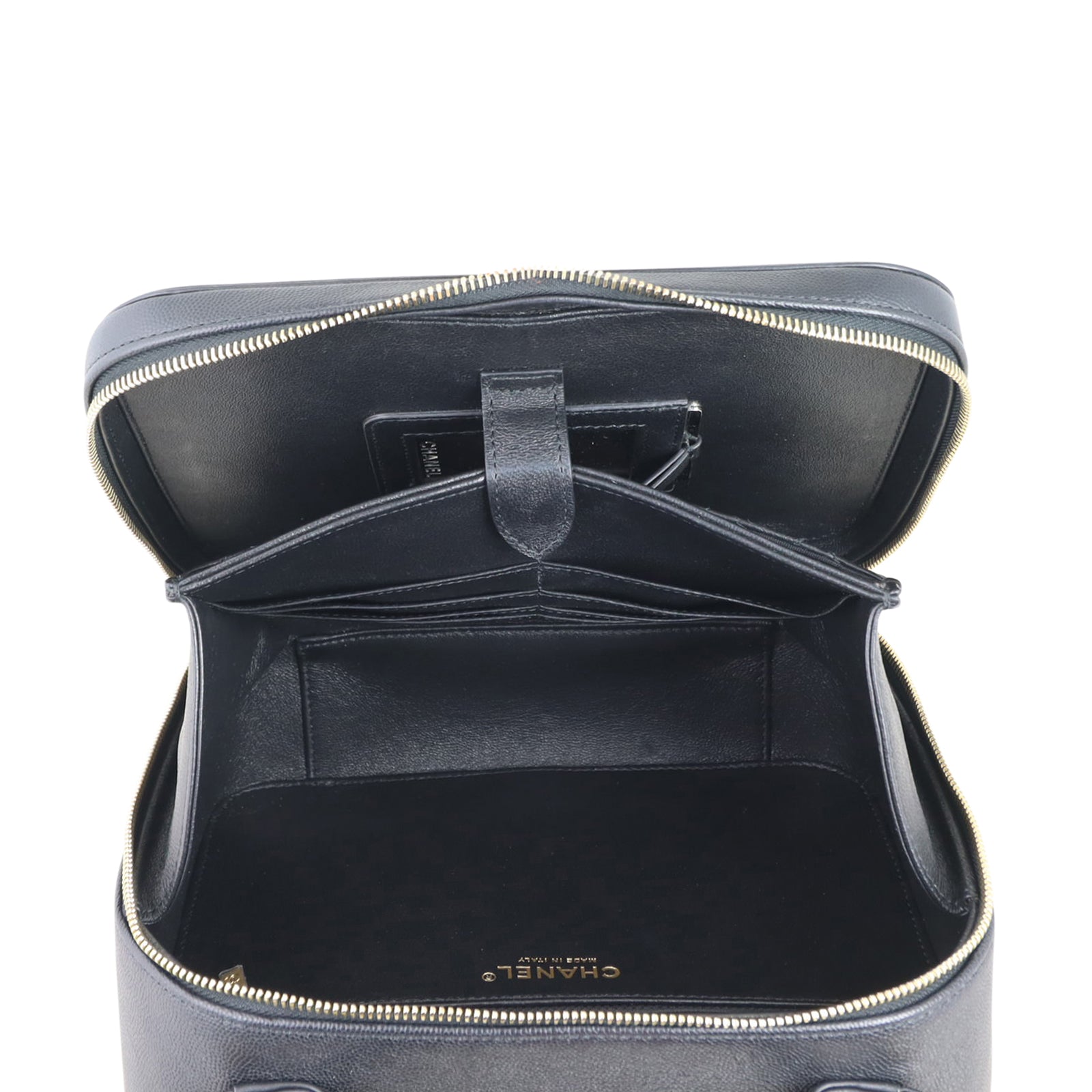 Chanel CC Filigree Vanity Case Large