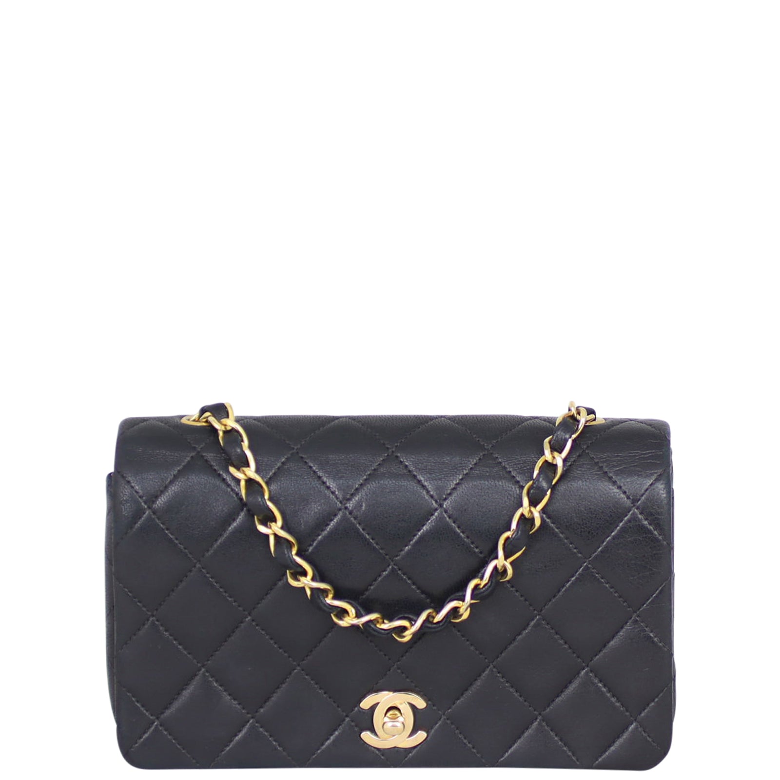 Chanel CC Full Flap Bag Small | Lambskin