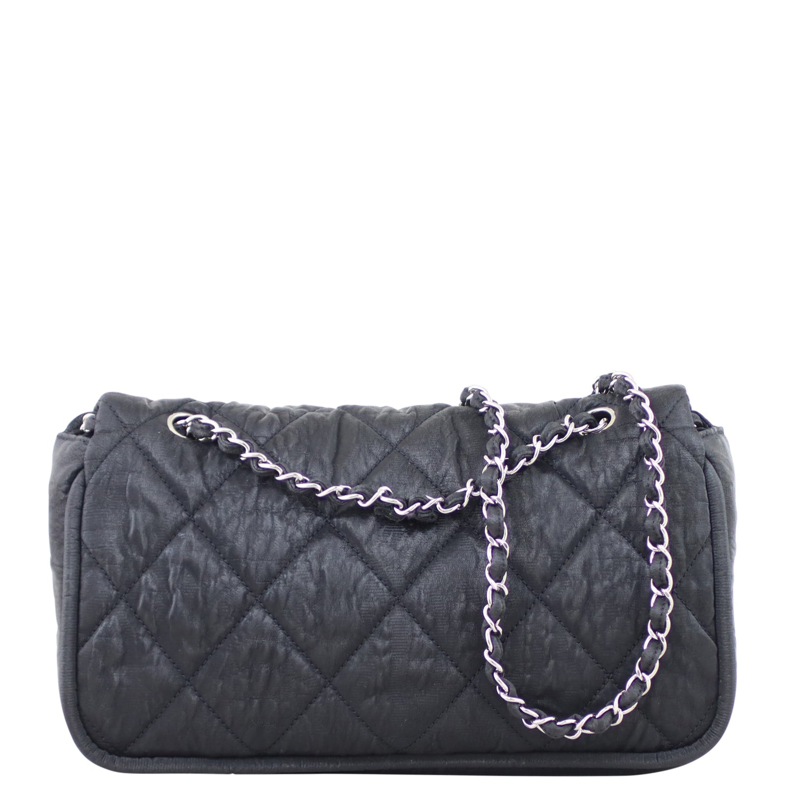 Chanel CC Metallic Quilted Flap Bag