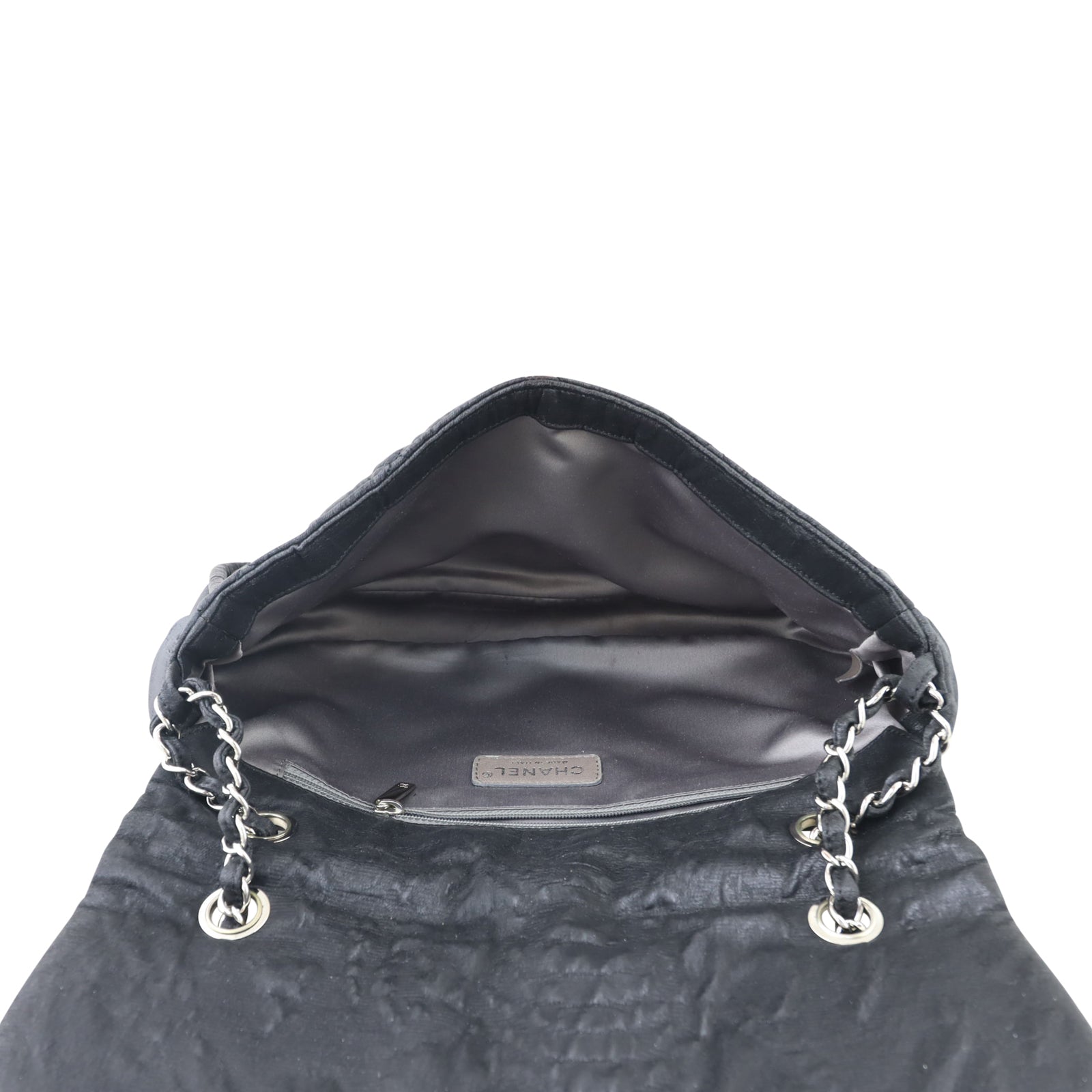 Chanel CC Metallic Quilted Flap Bag